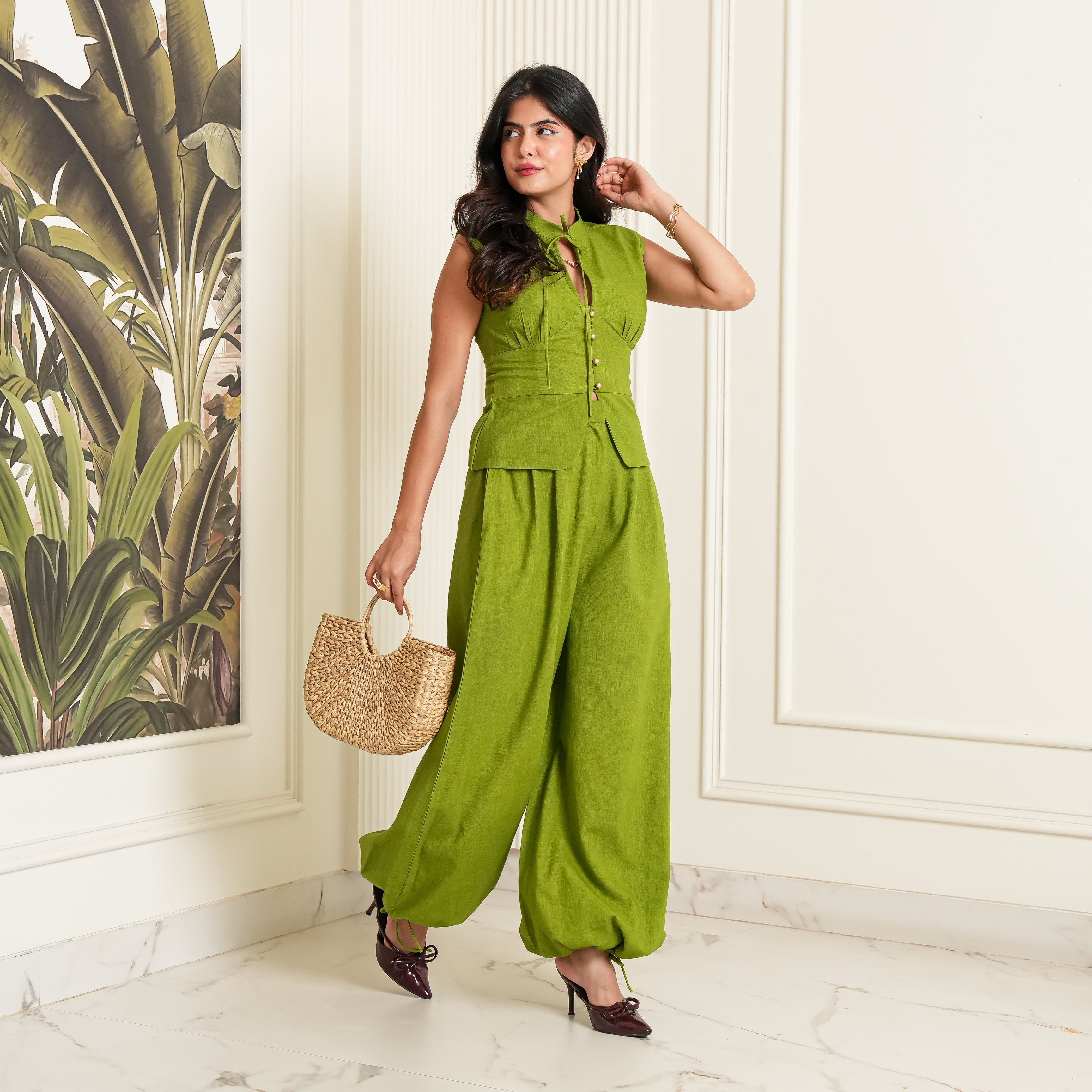 Verdant Charm Co-ord Set