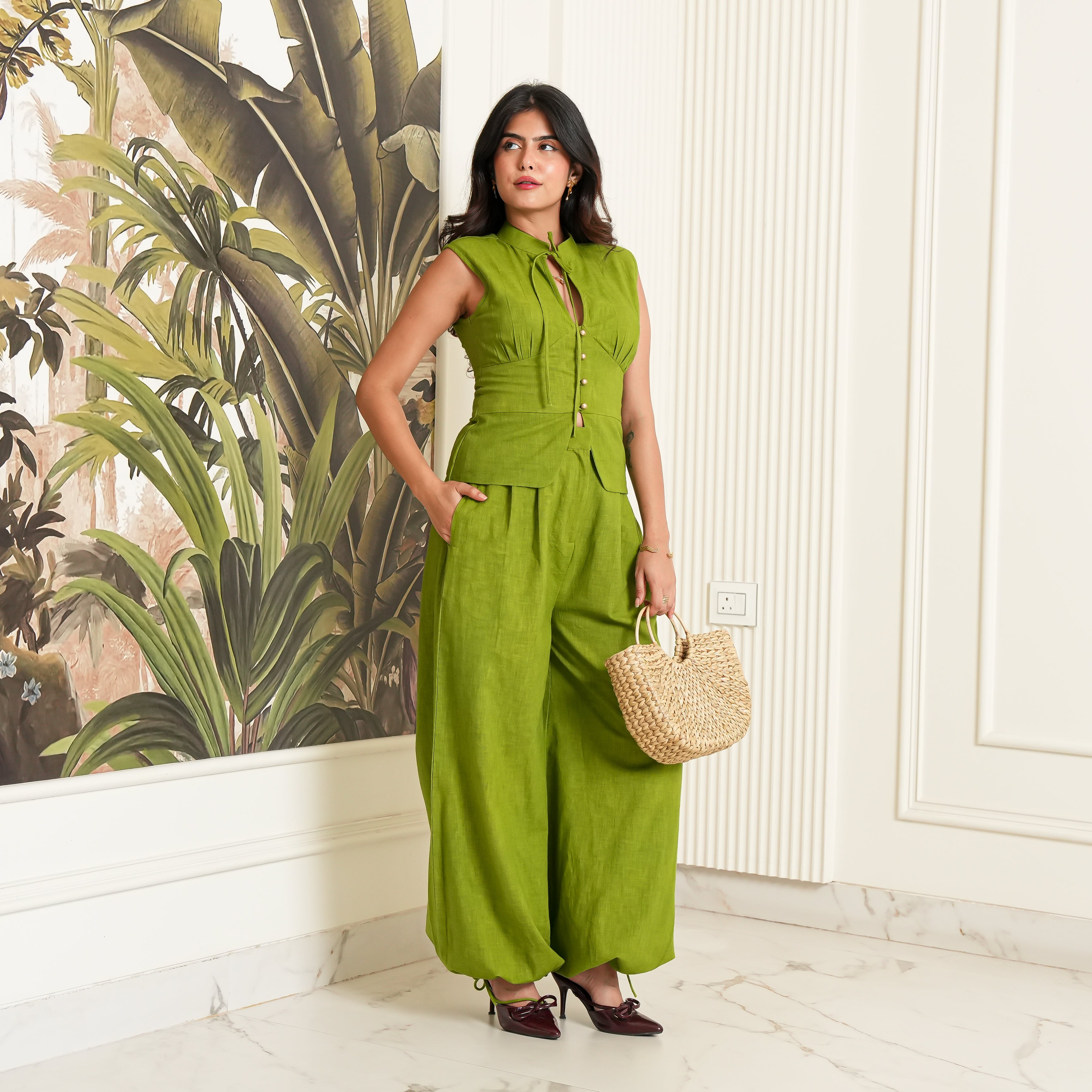 Verdant Charm Co-ord Set