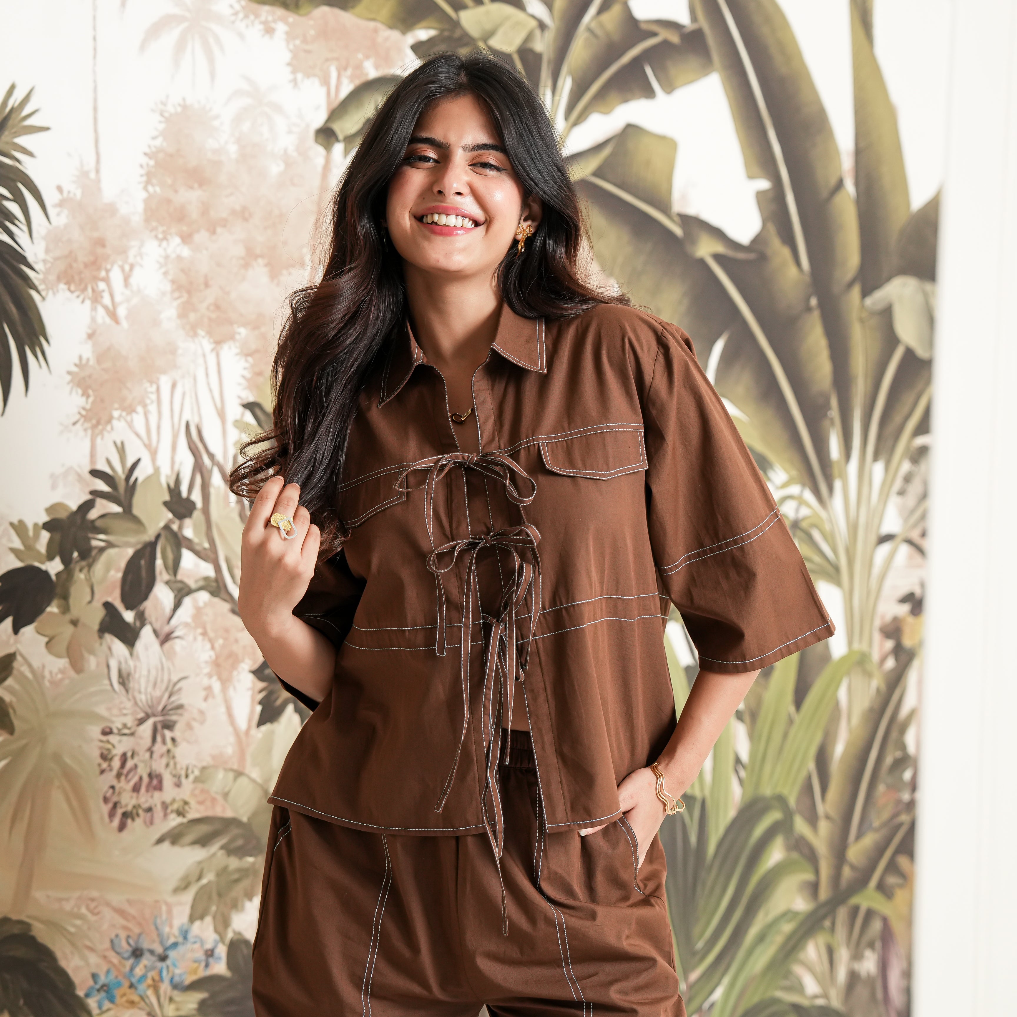 Cocoa Stitch Co-ord Set