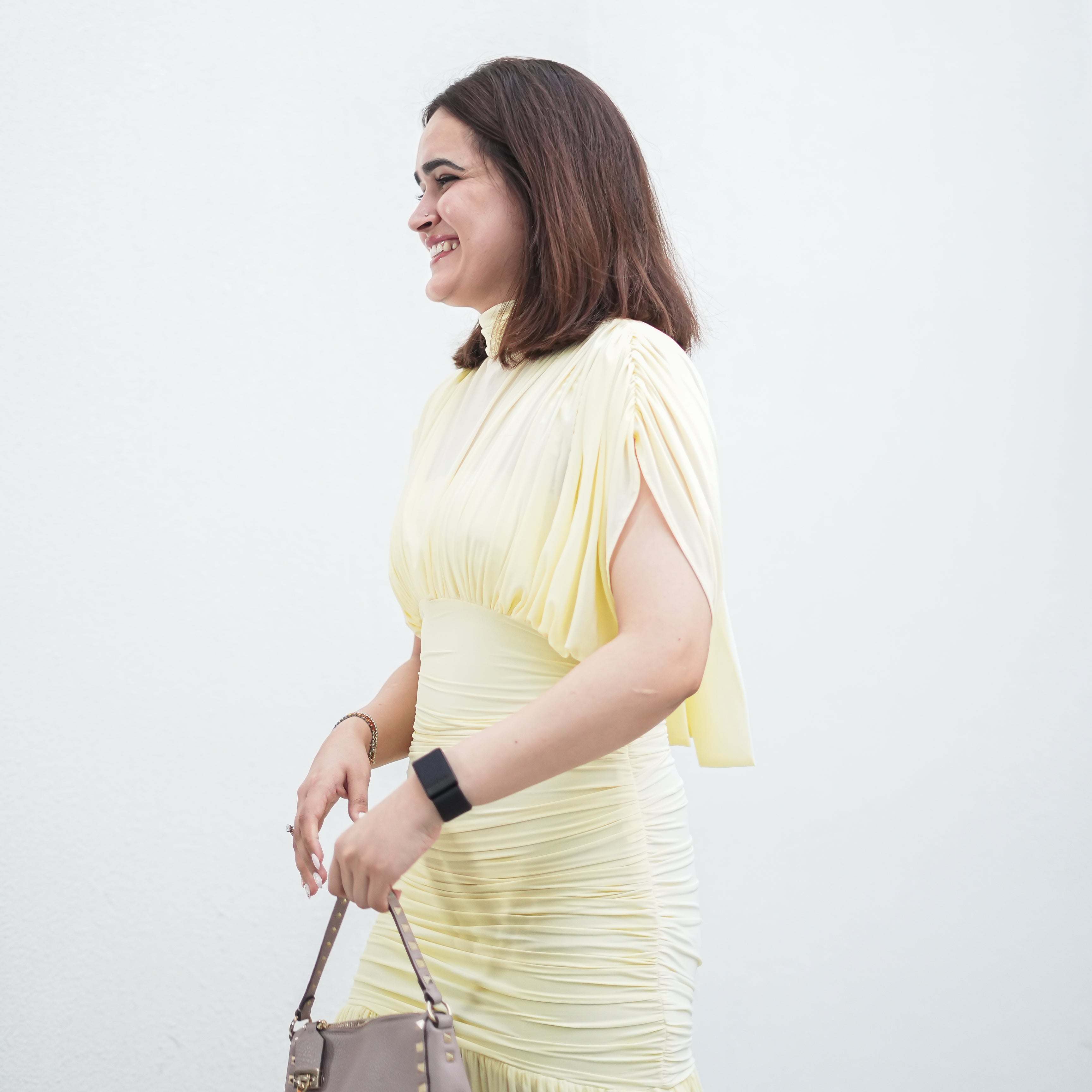 Timeless Bloom Butter Yellow Dress