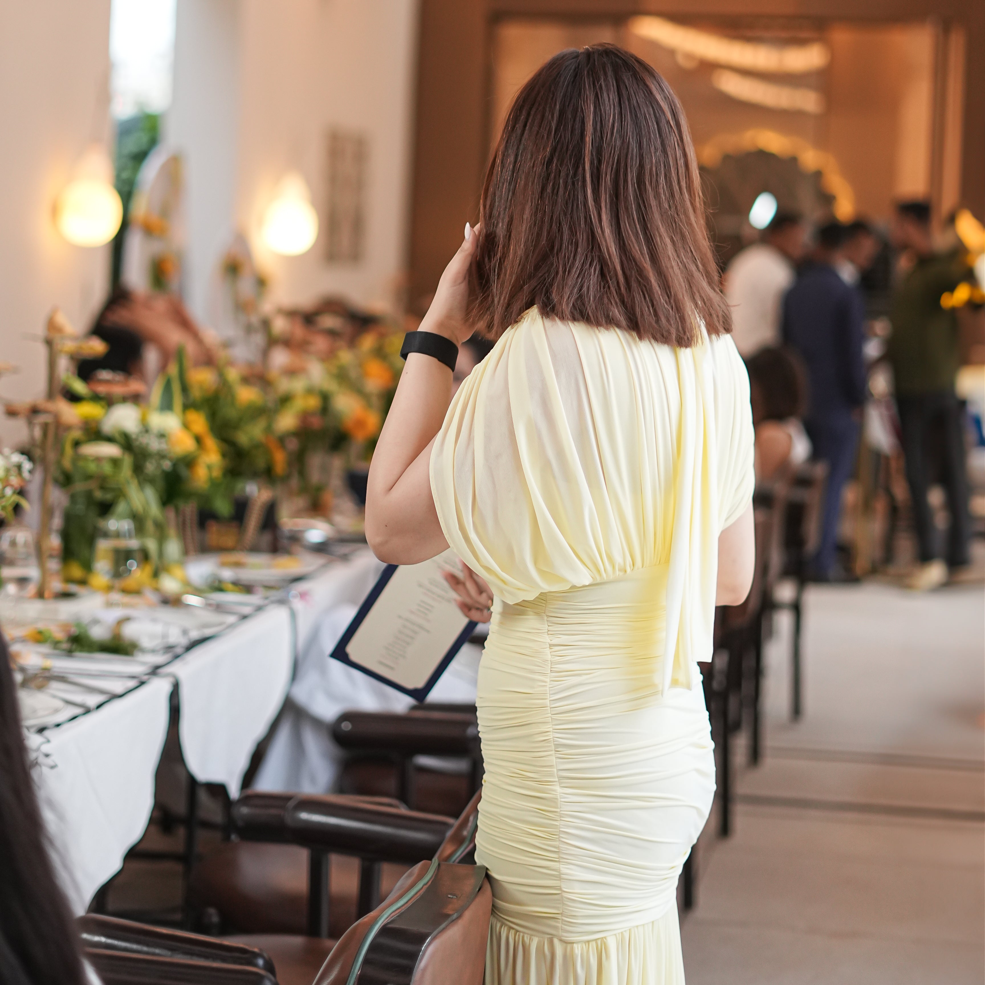 Timeless Bloom Butter Yellow Dress