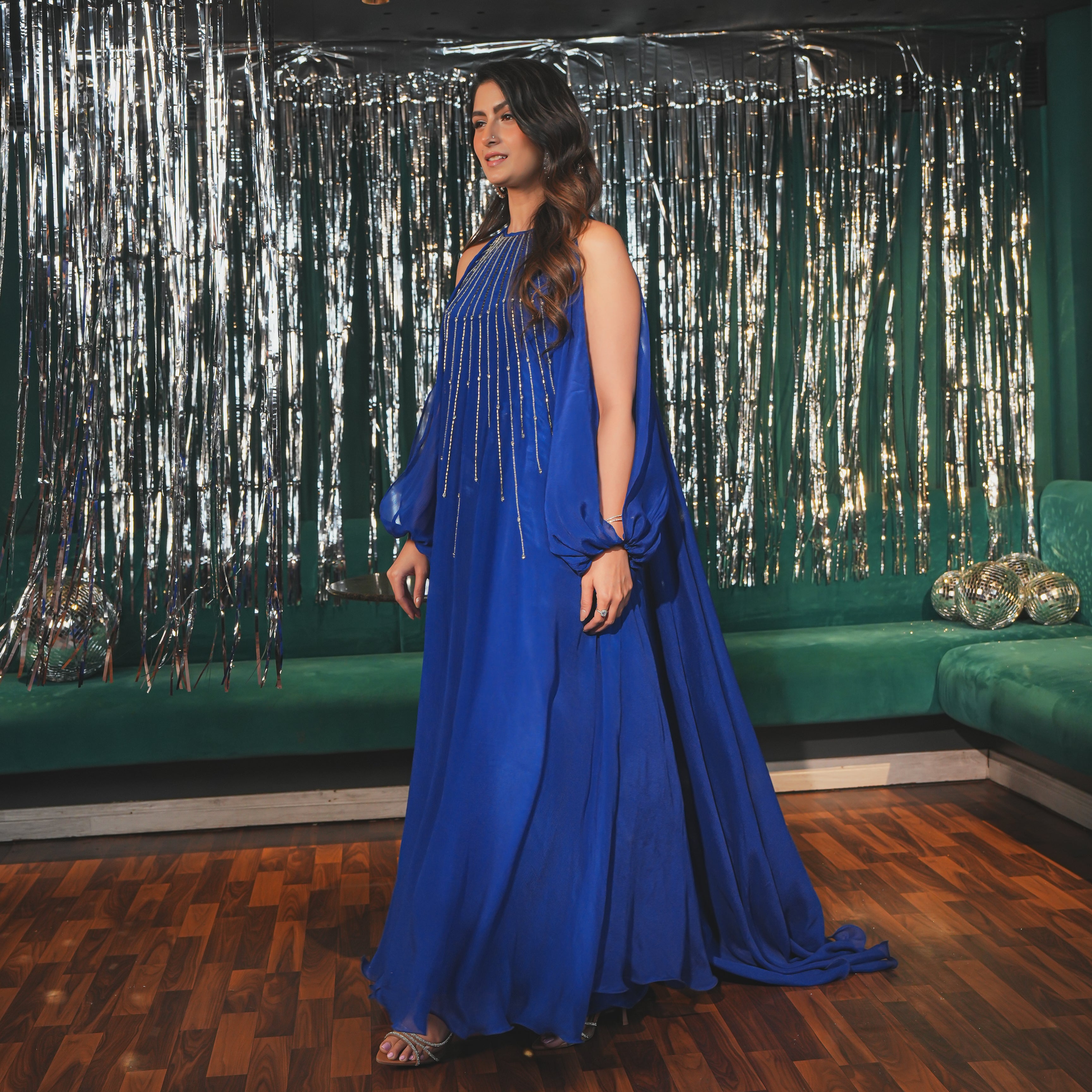 Veiled Night Long Dress