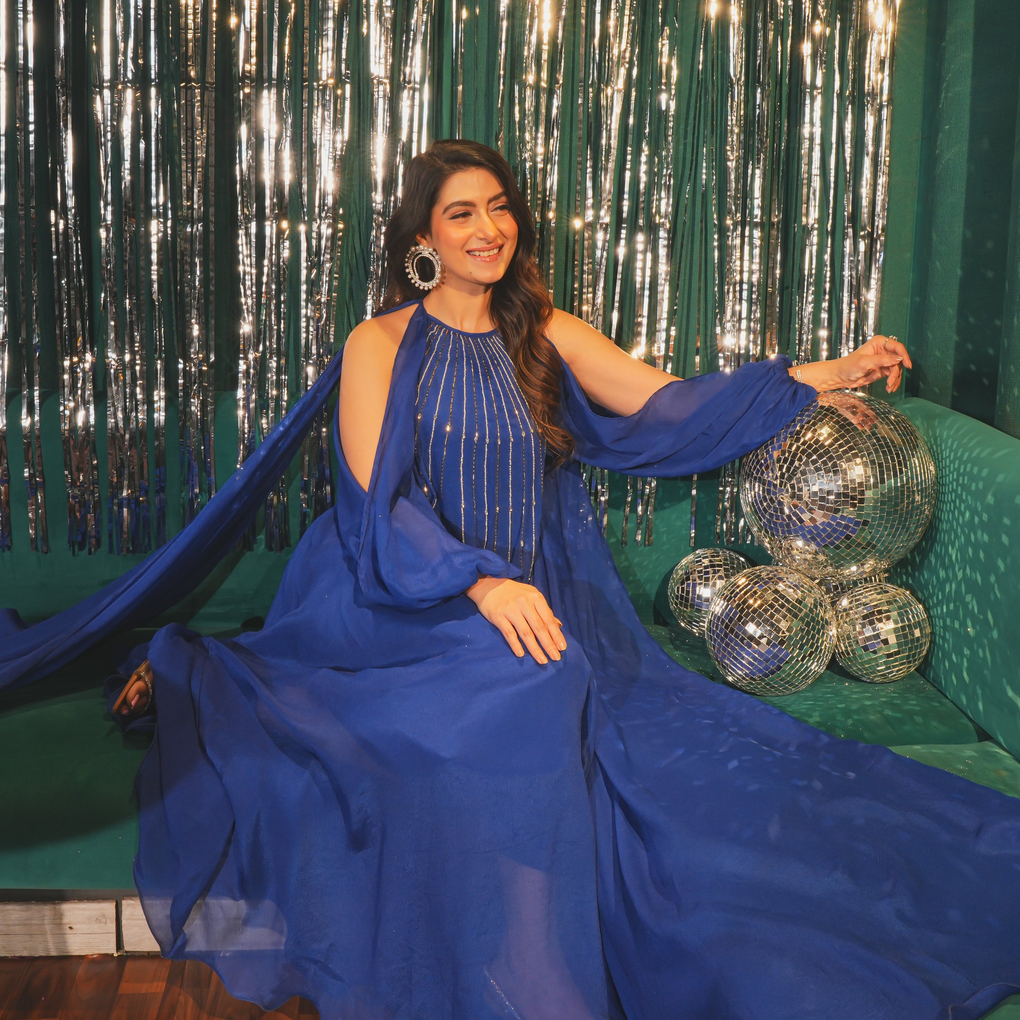 Veiled Night Long Dress