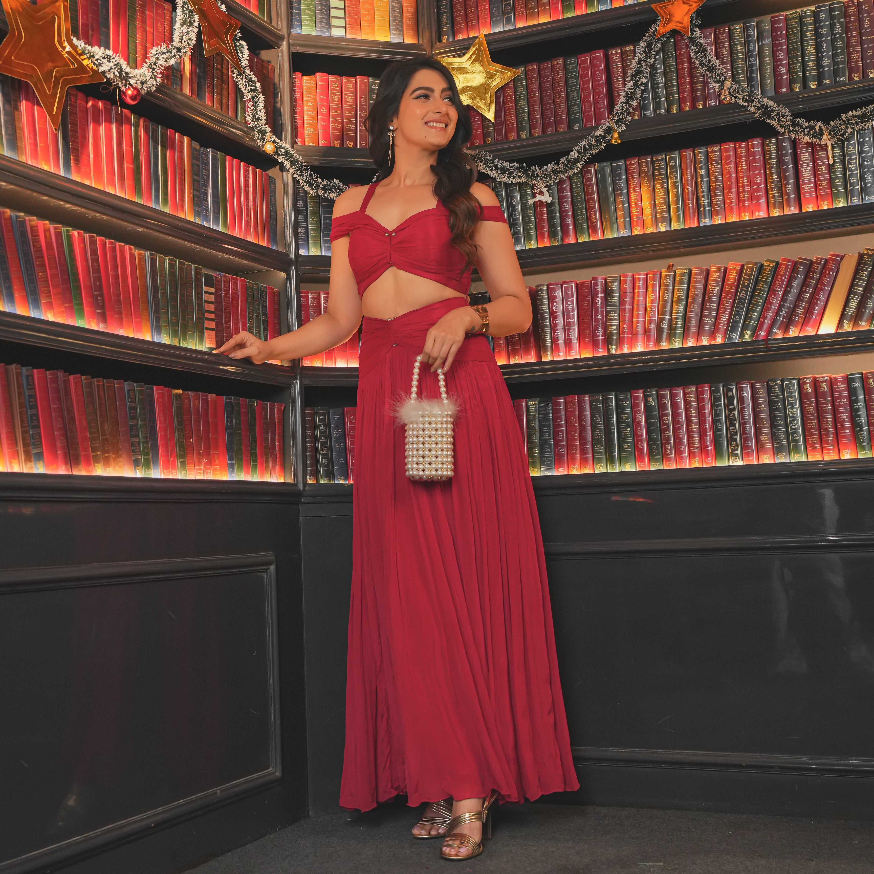 Carmine Rhythm Co-ord Set