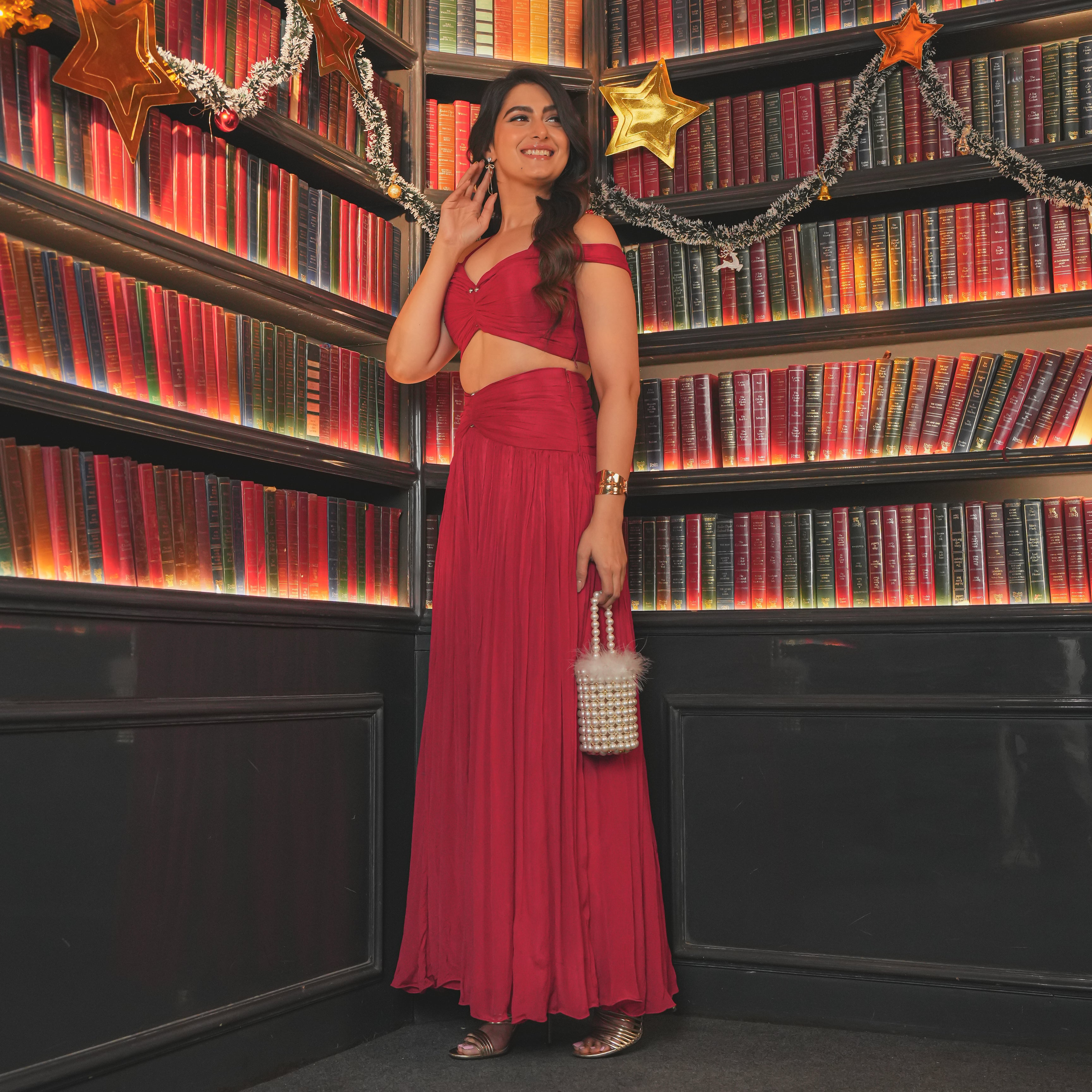 Carmine Rhythm Co-ord Set