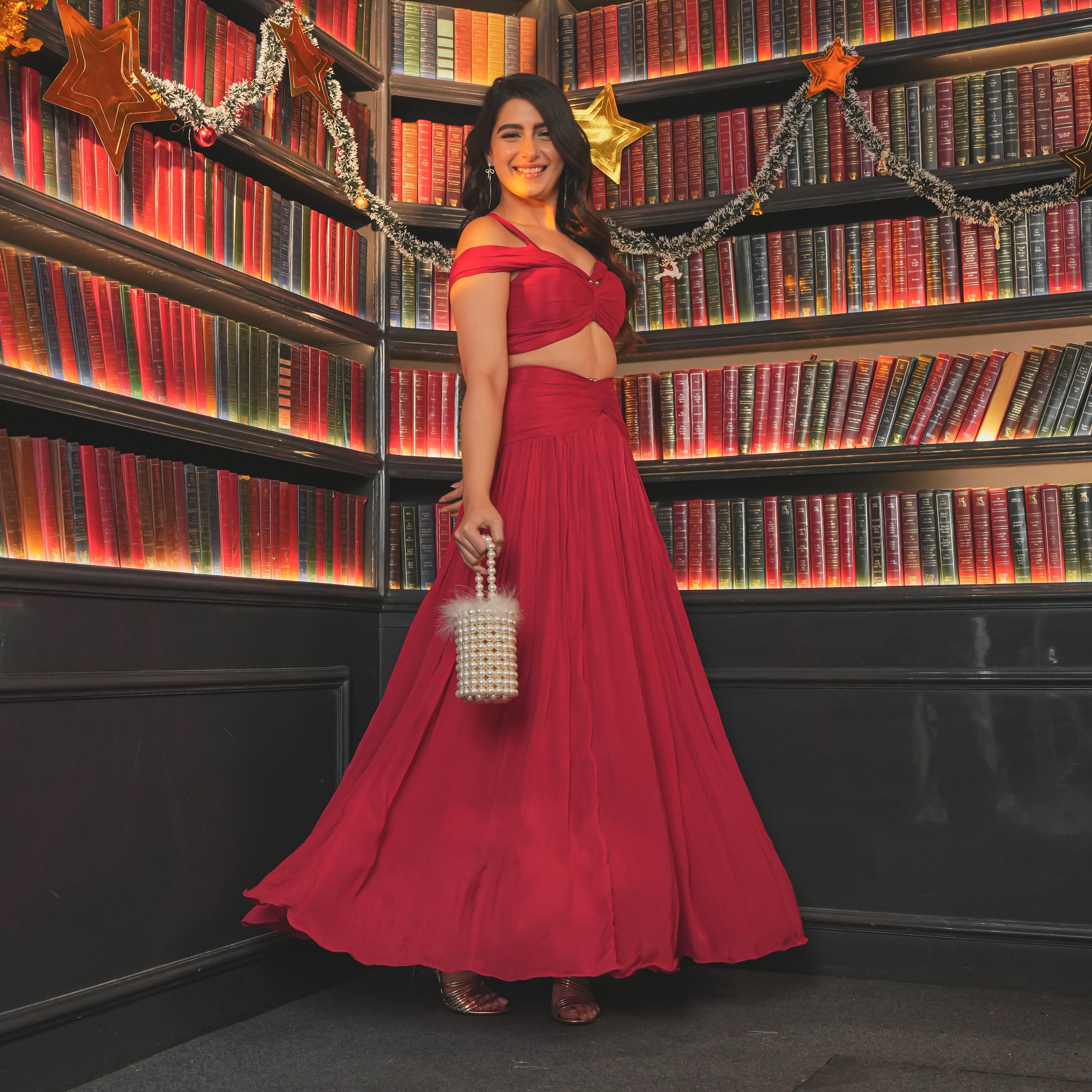 Carmine Rhythm Co-ord Set