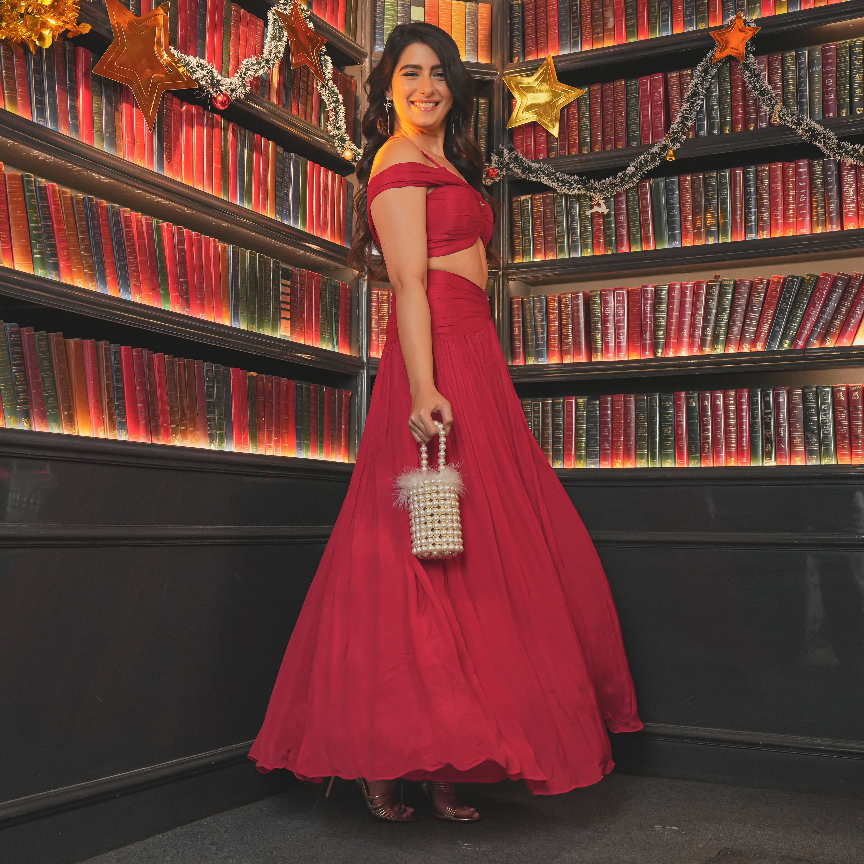 Carmine Rhythm Co-ord Set