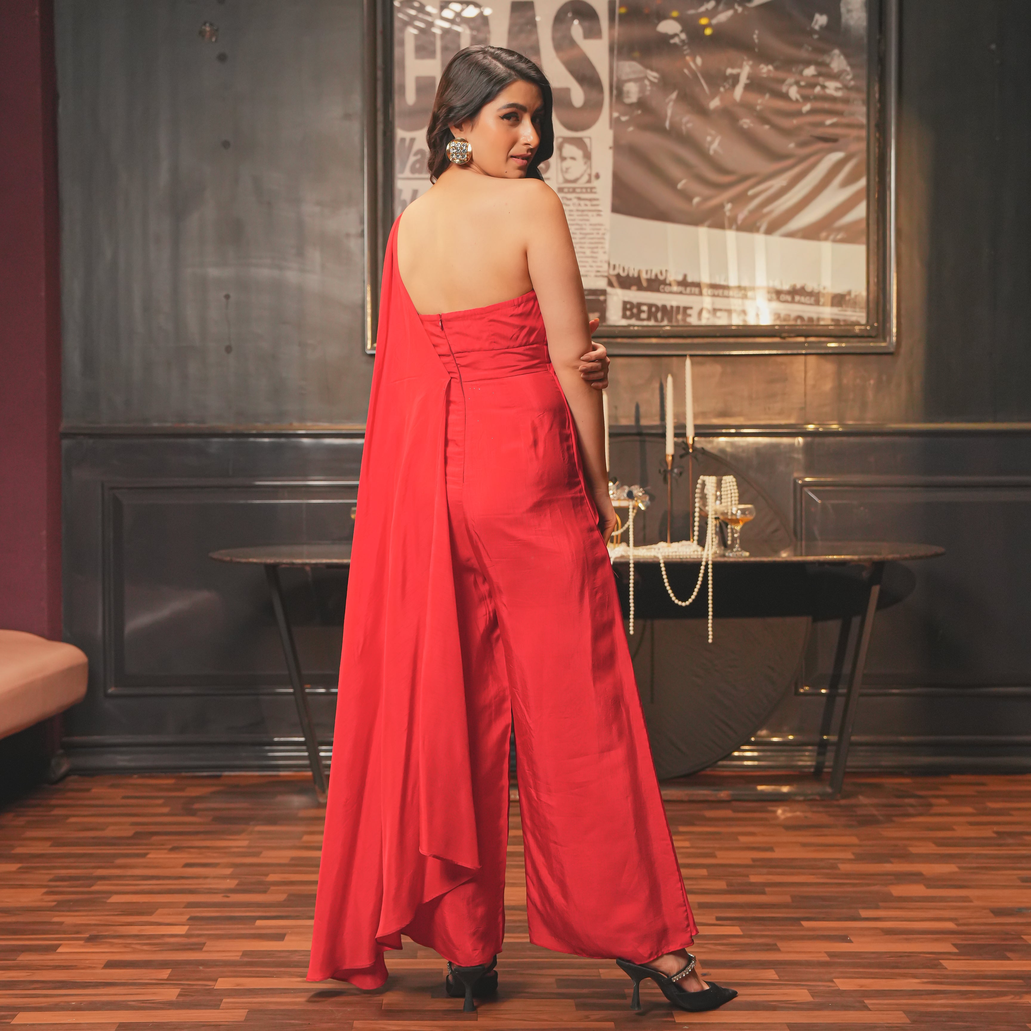 Inferno Red Jumpsuit