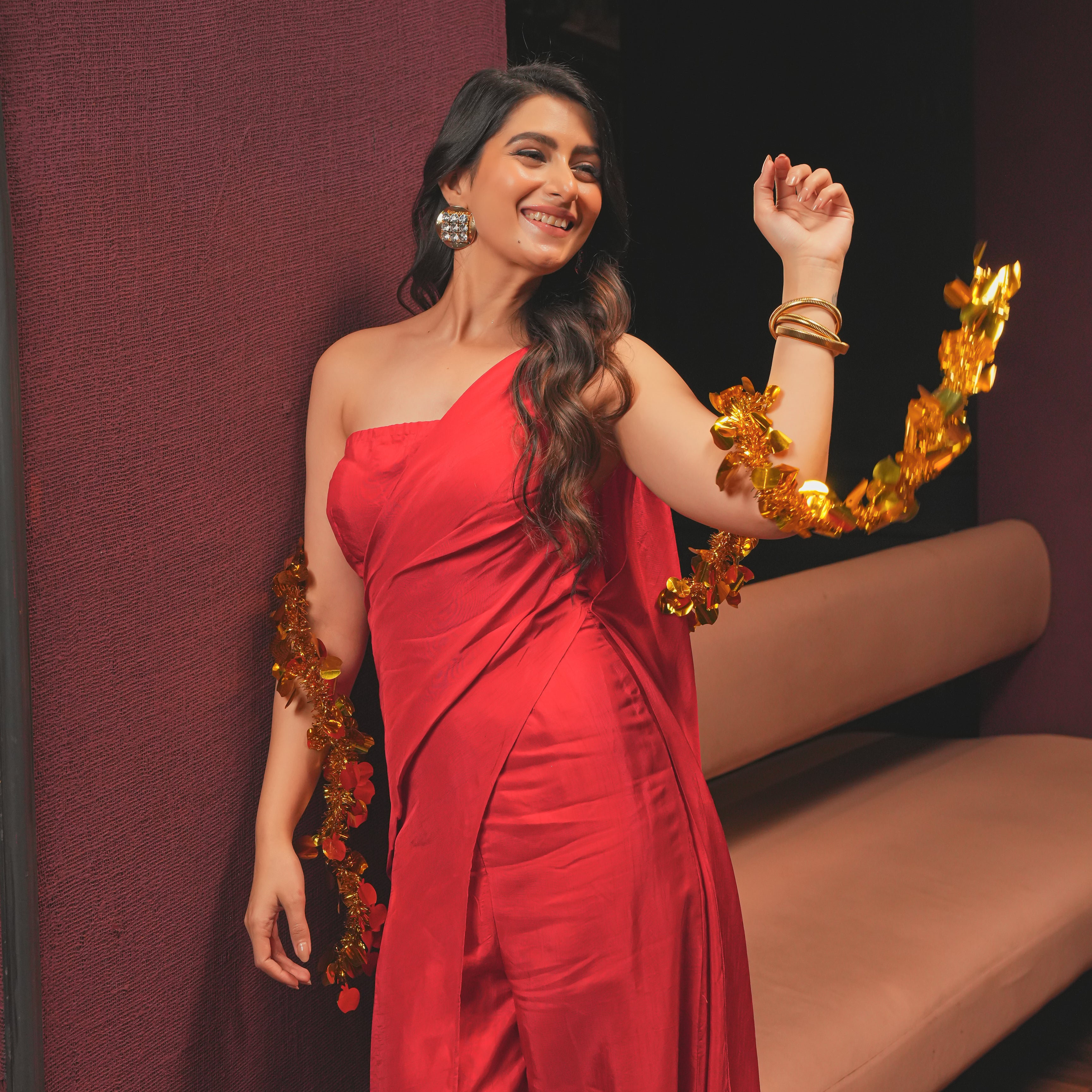 Inferno Red Jumpsuit