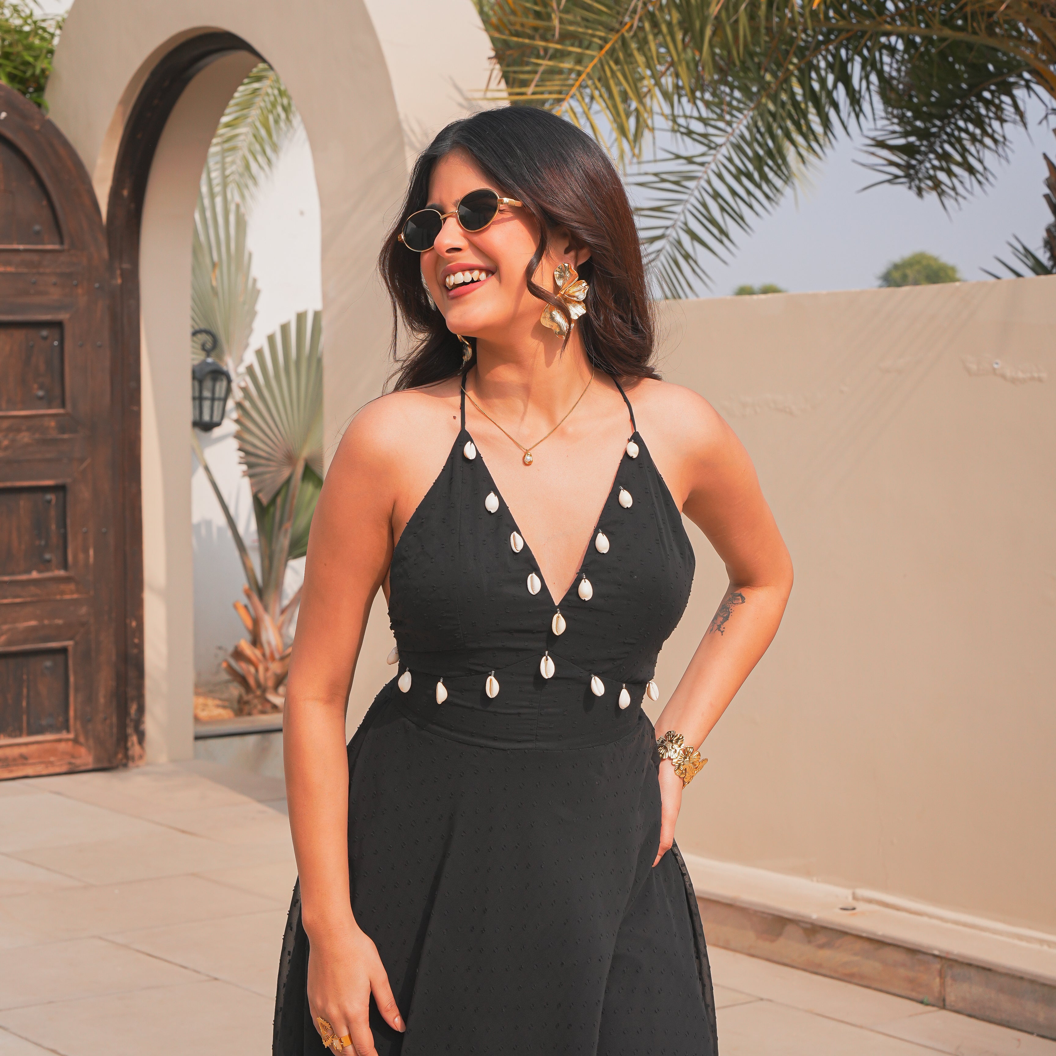 Evening Black Long Dress