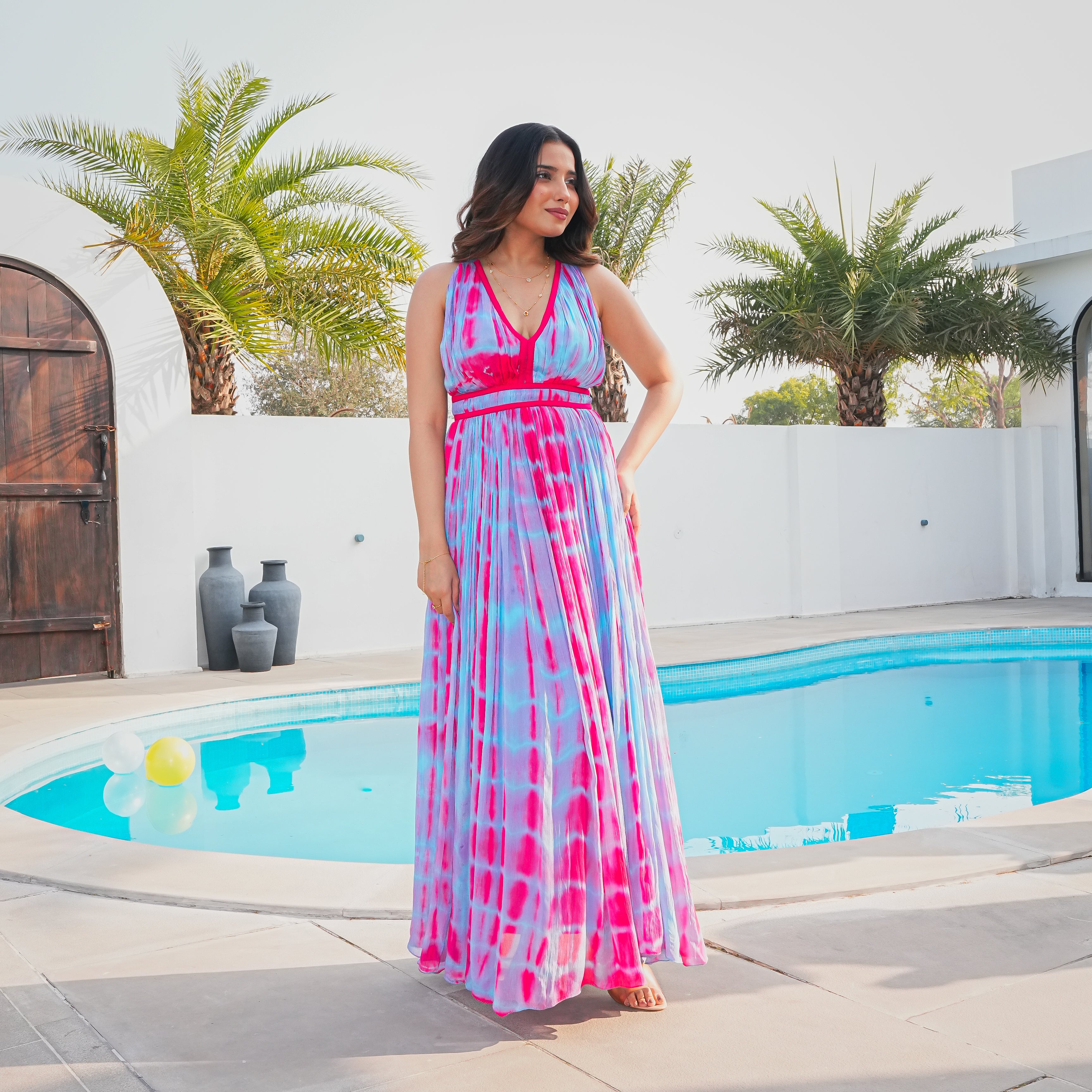 Candy Blue Long Dress