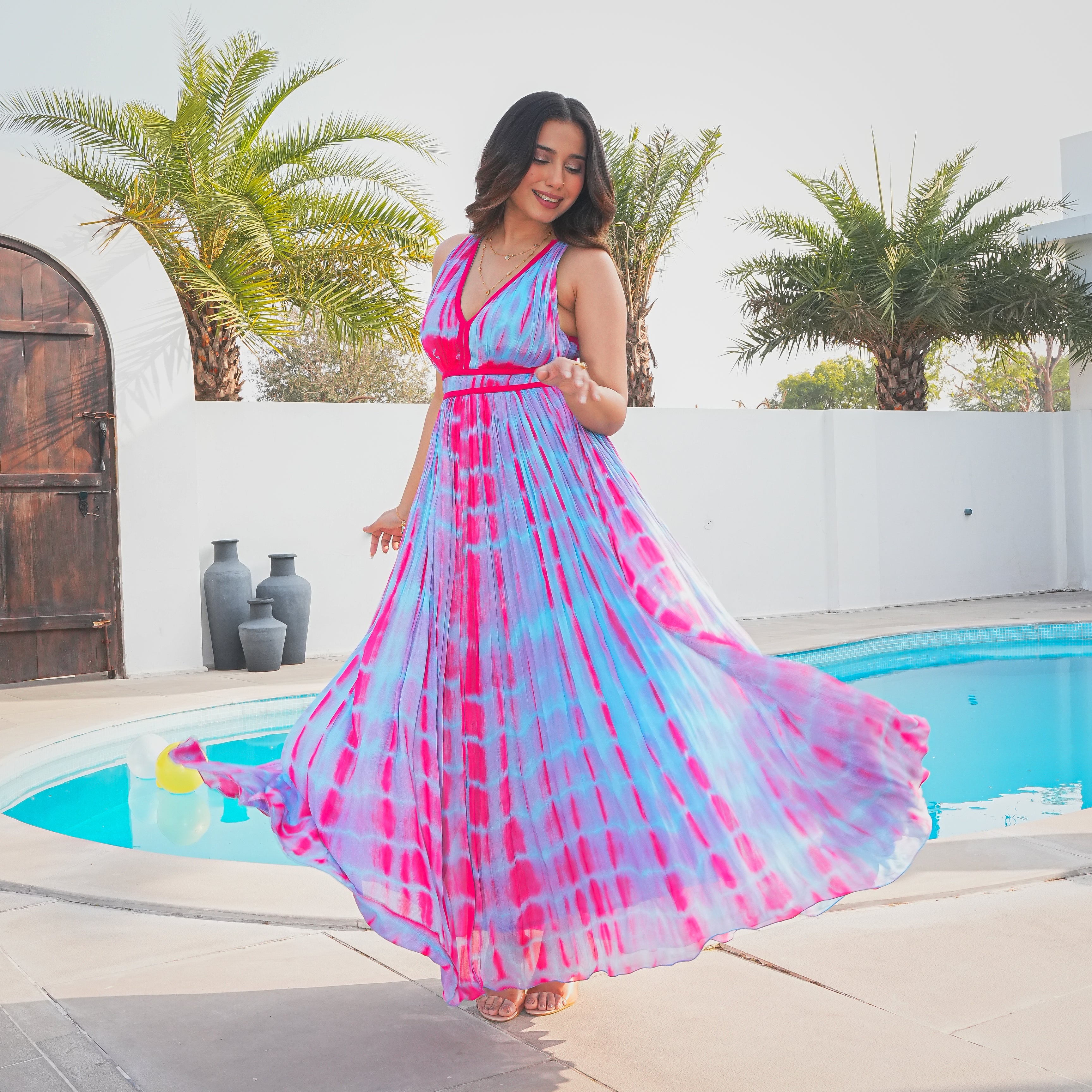 Candy Blue Long Dress