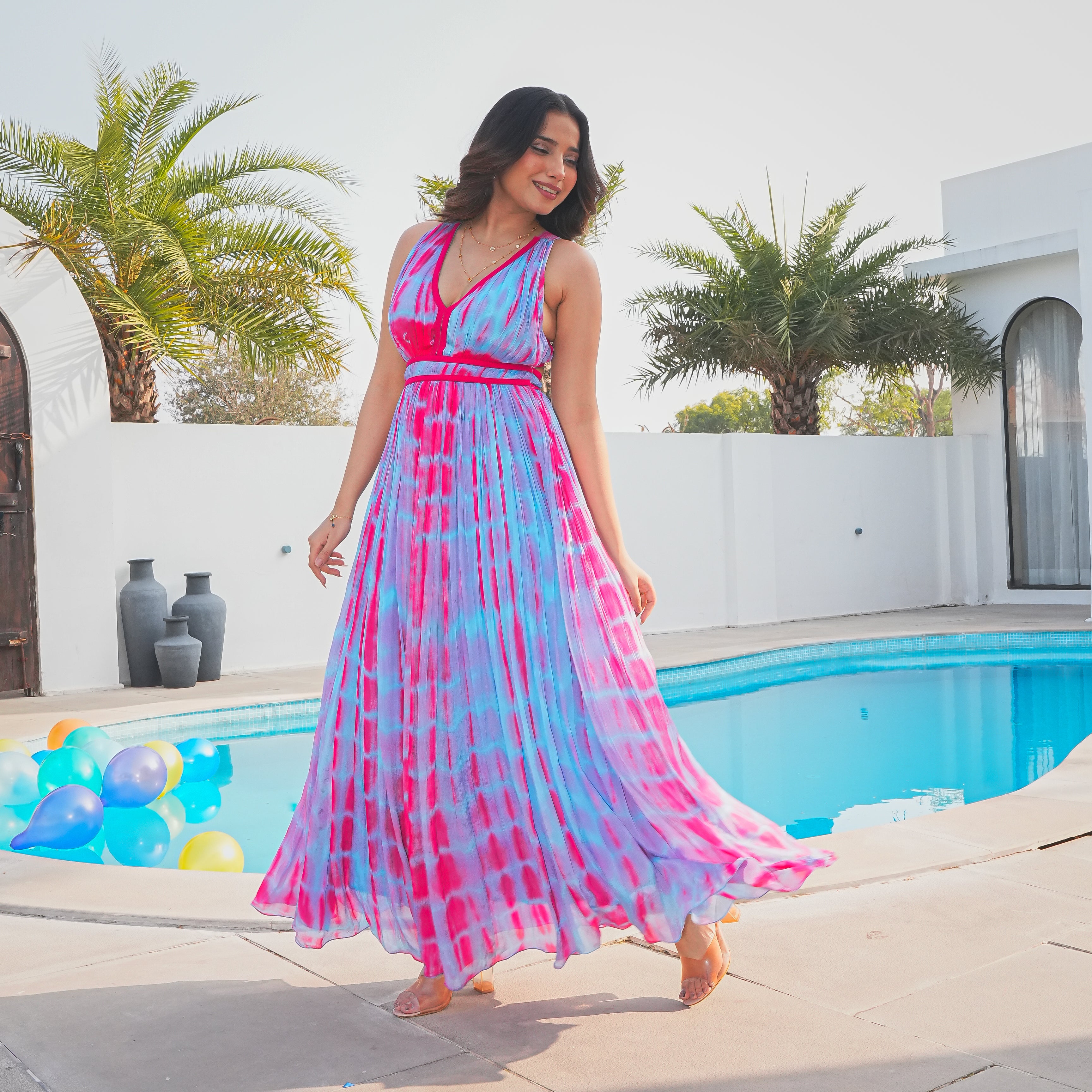 Candy Blue Long Dress