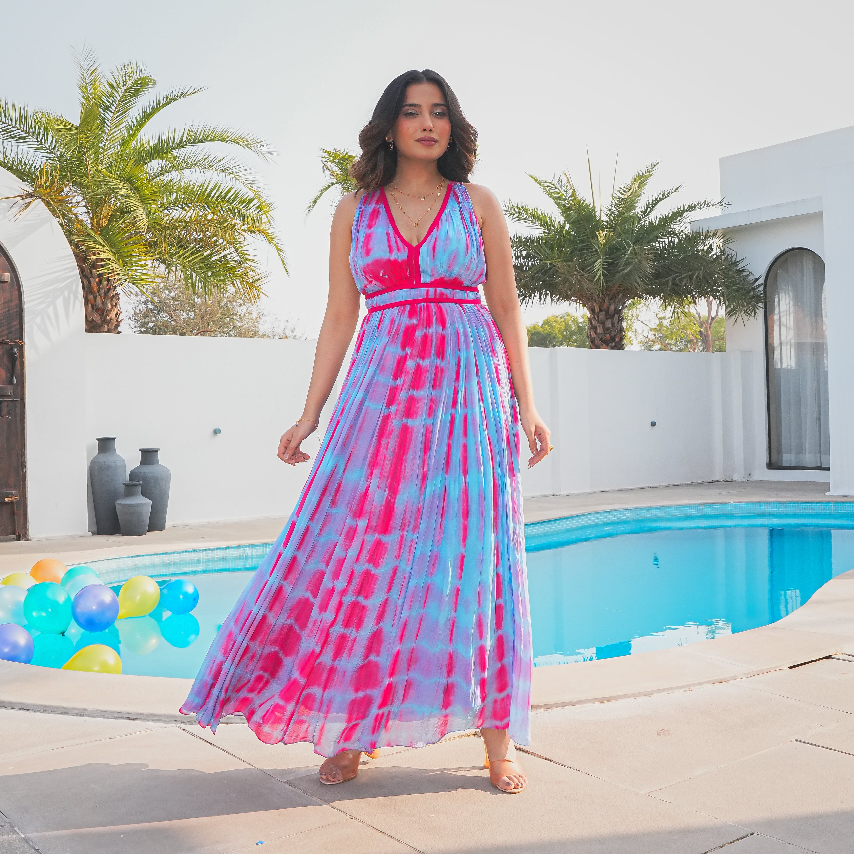 Candy Blue Long Dress