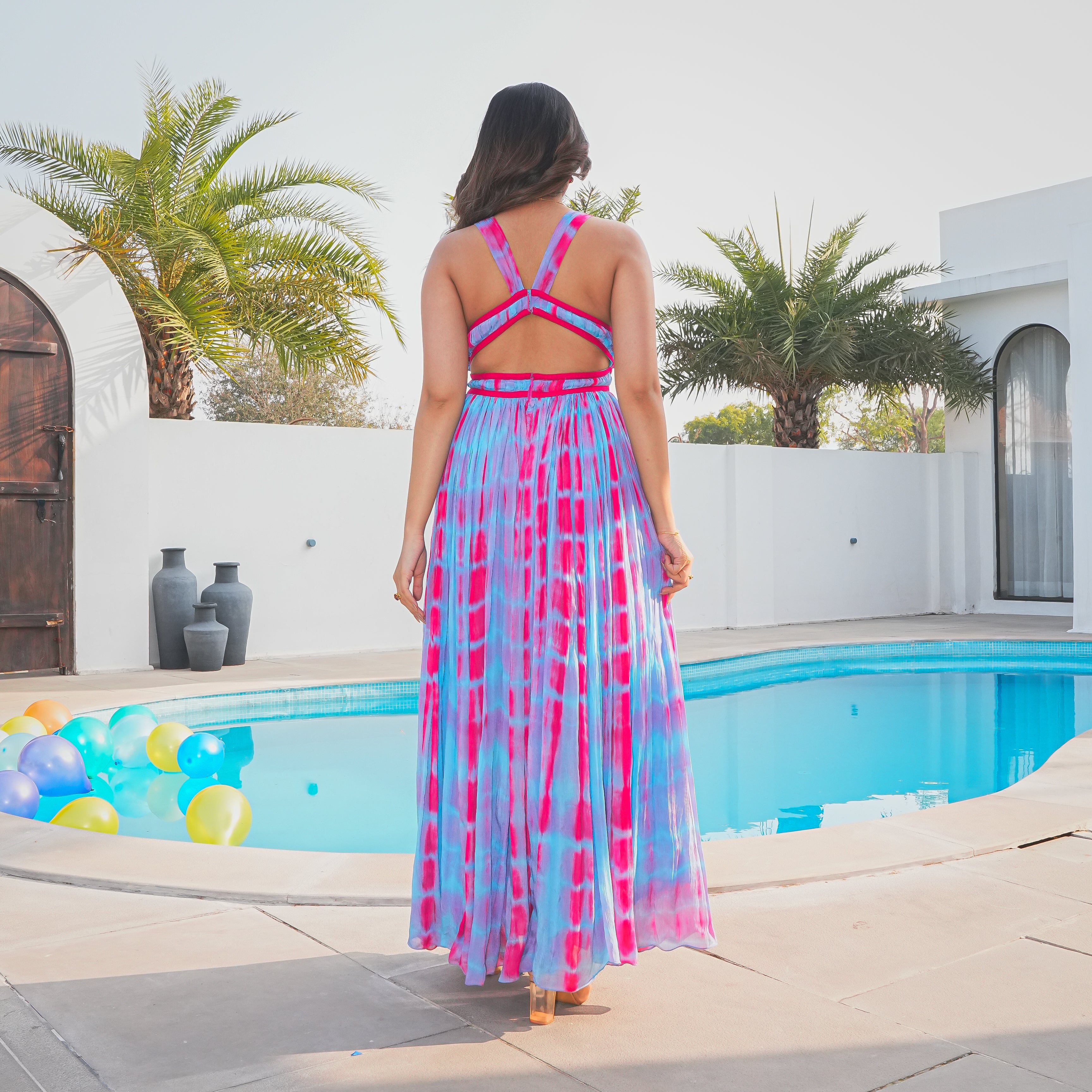 Candy Blue Long Dress