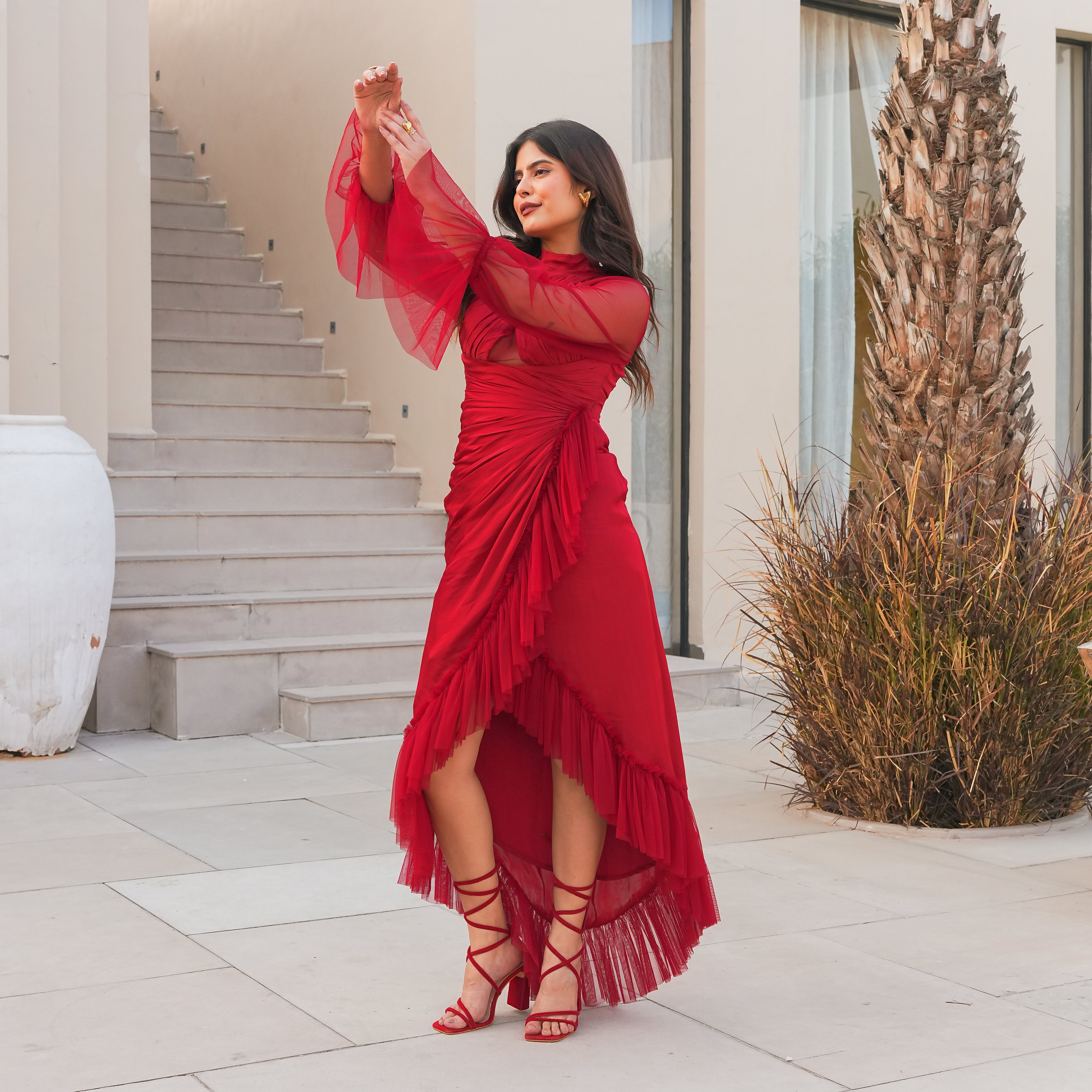 Slow Burn Long Dress