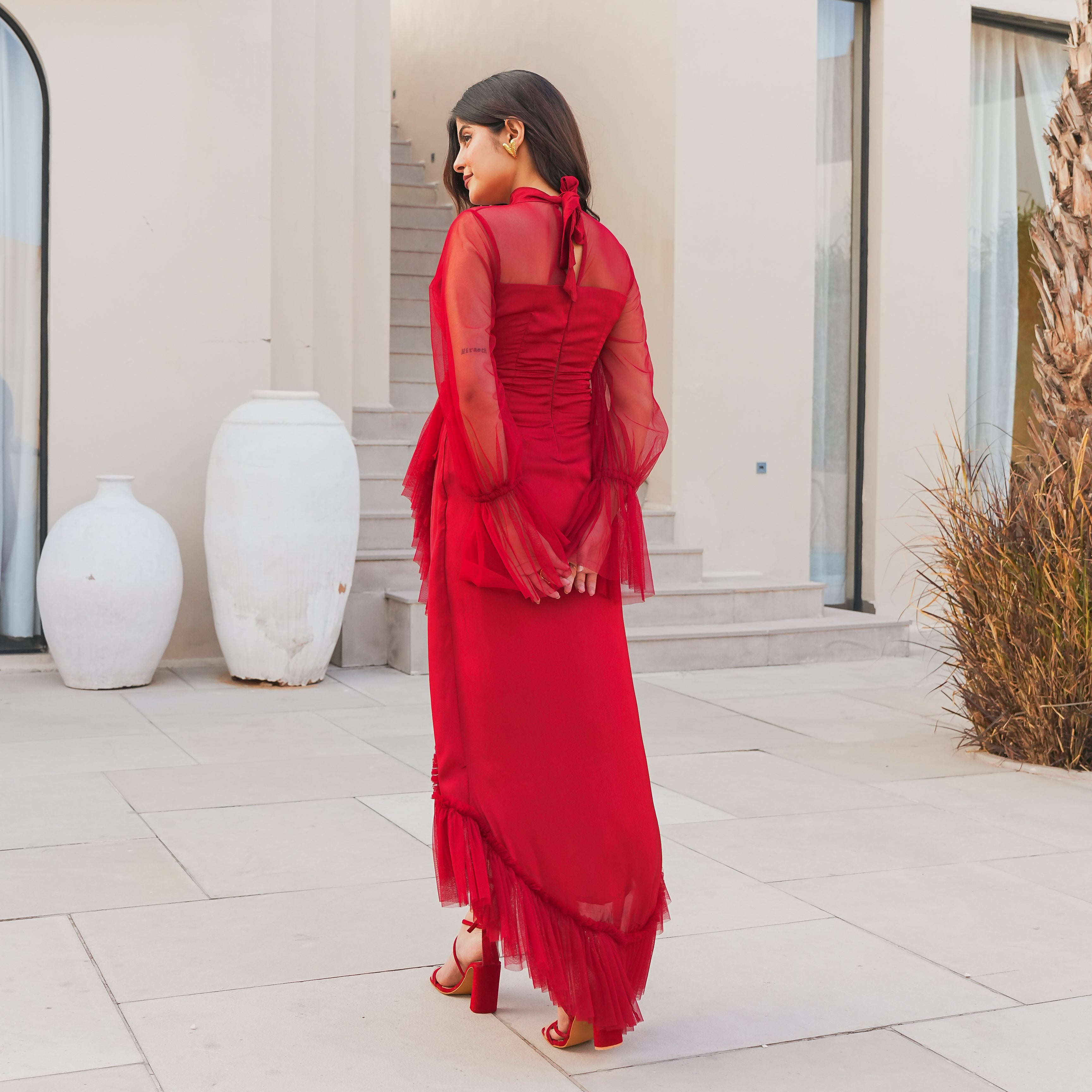 Slow Burn Long Dress