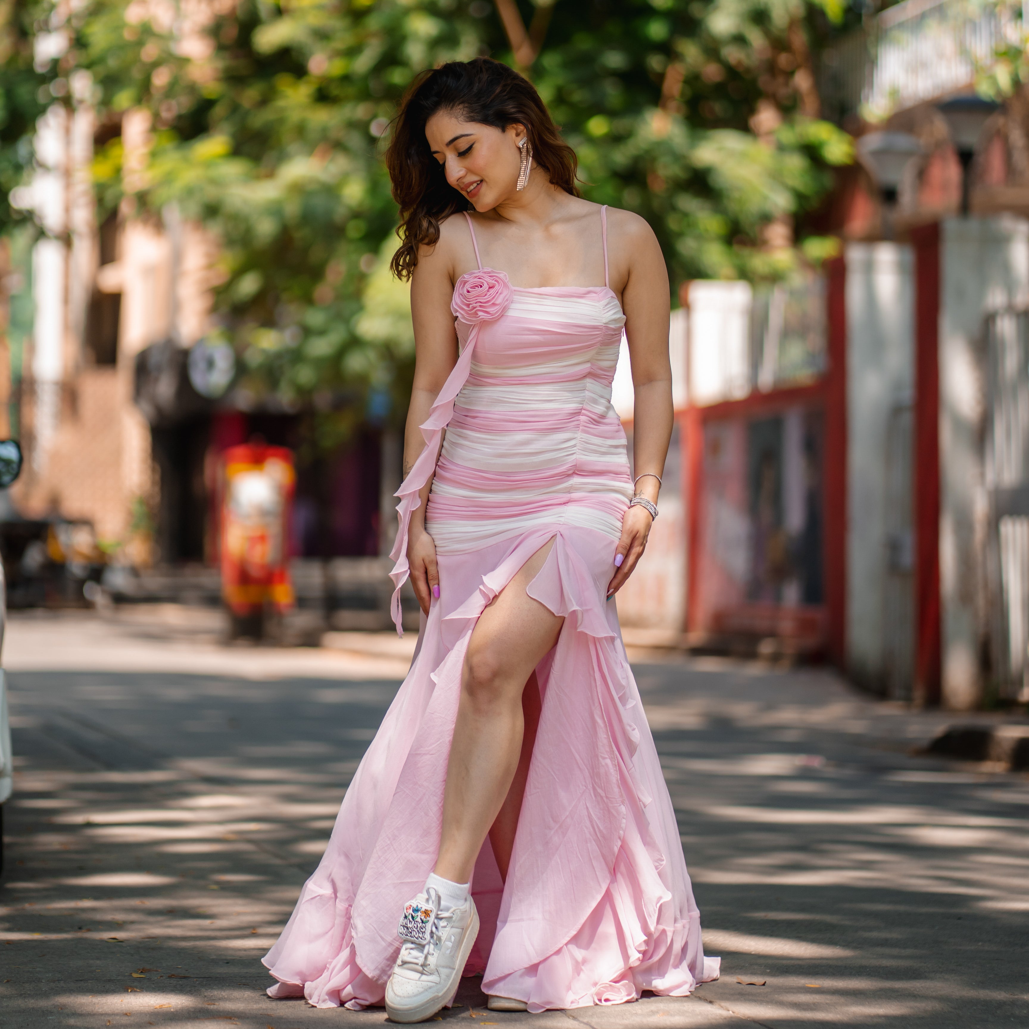 Rosé Riot Pink Long Dress