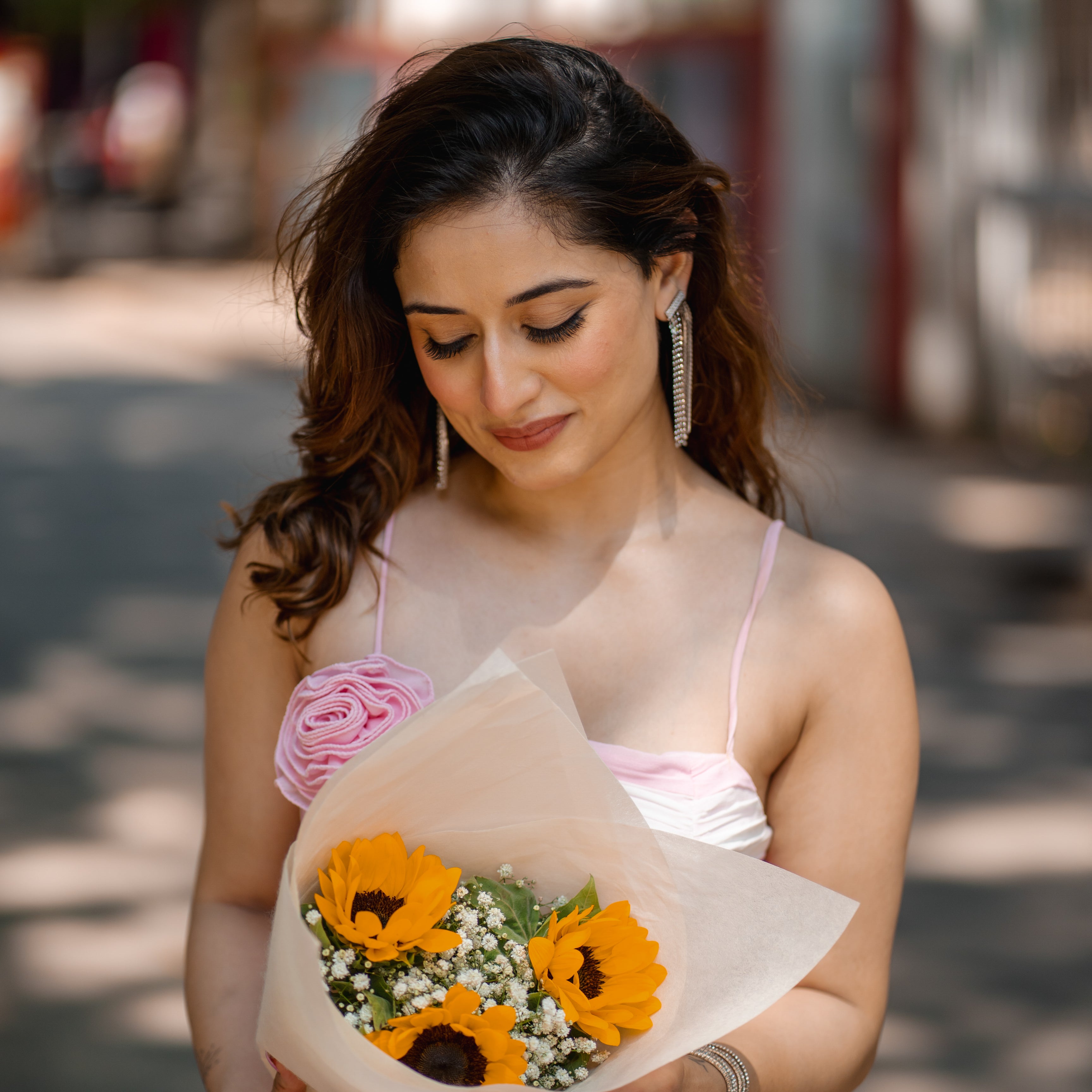 Rosé Riot Pink Long Dress