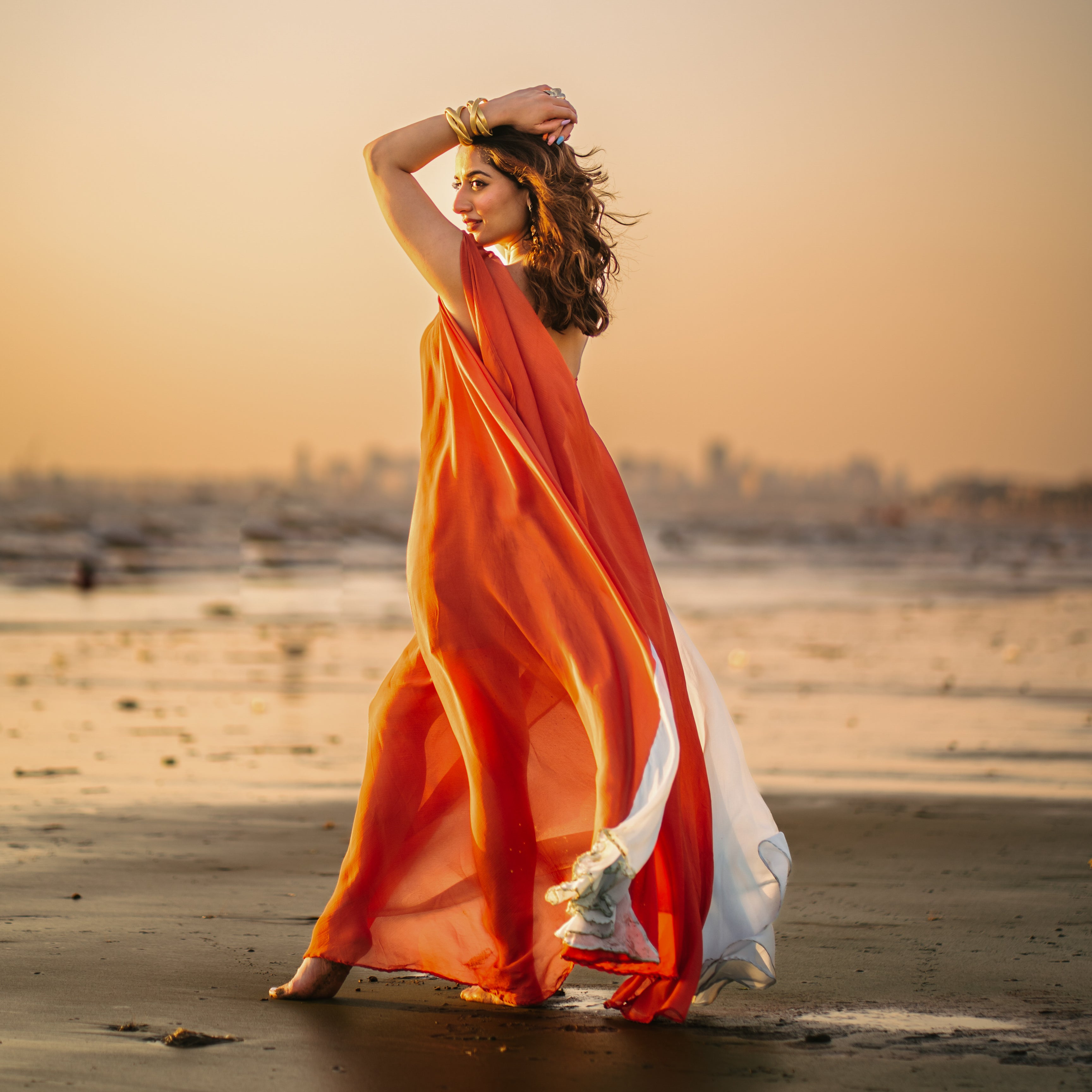 Juhu Sunset Flare Dress
