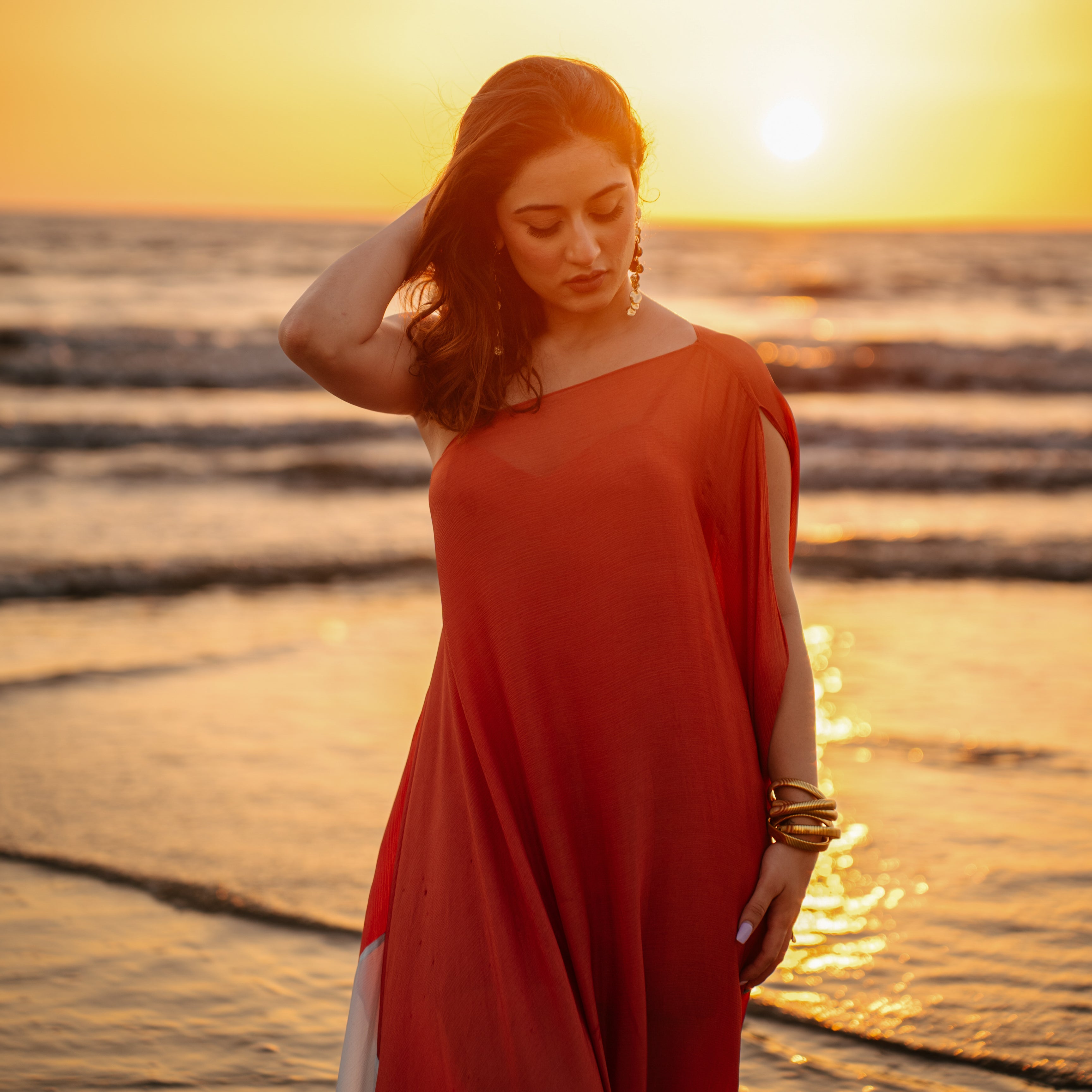 Juhu Sunset Flare Dress