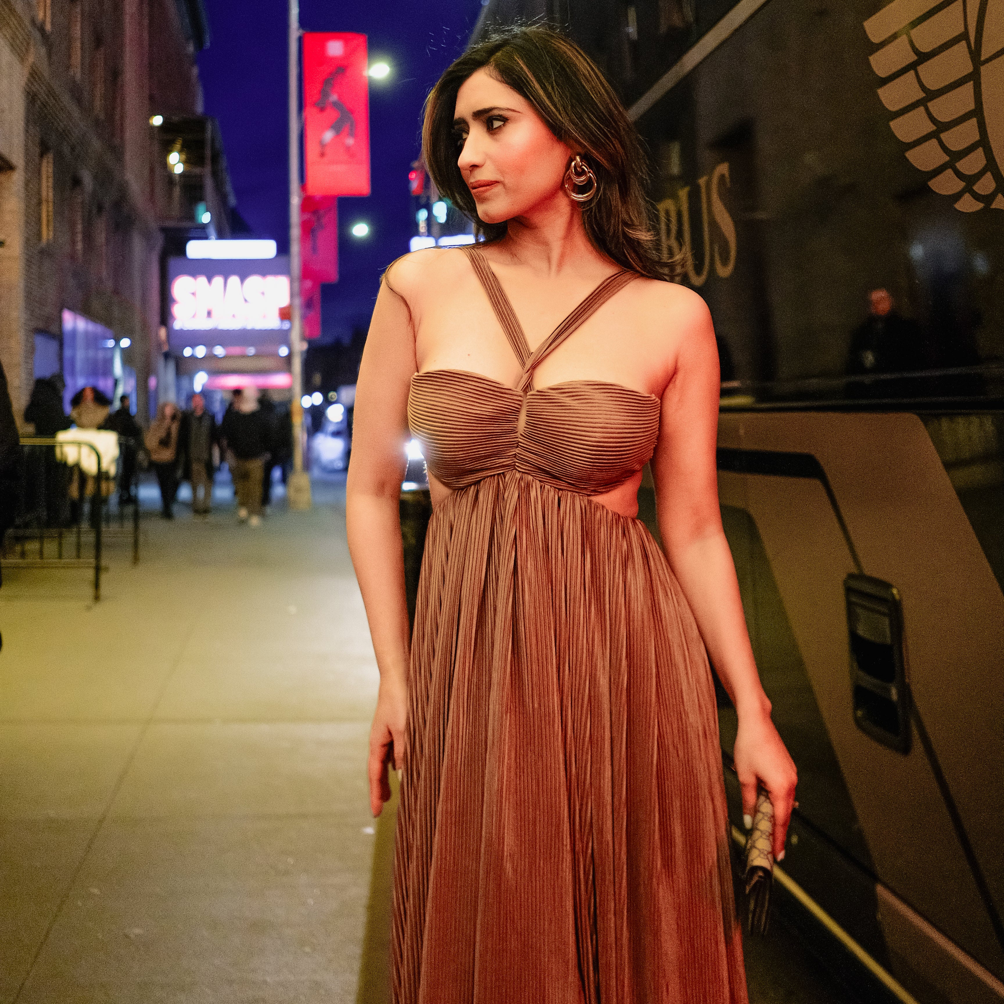 Harlem Mocha Long Dress