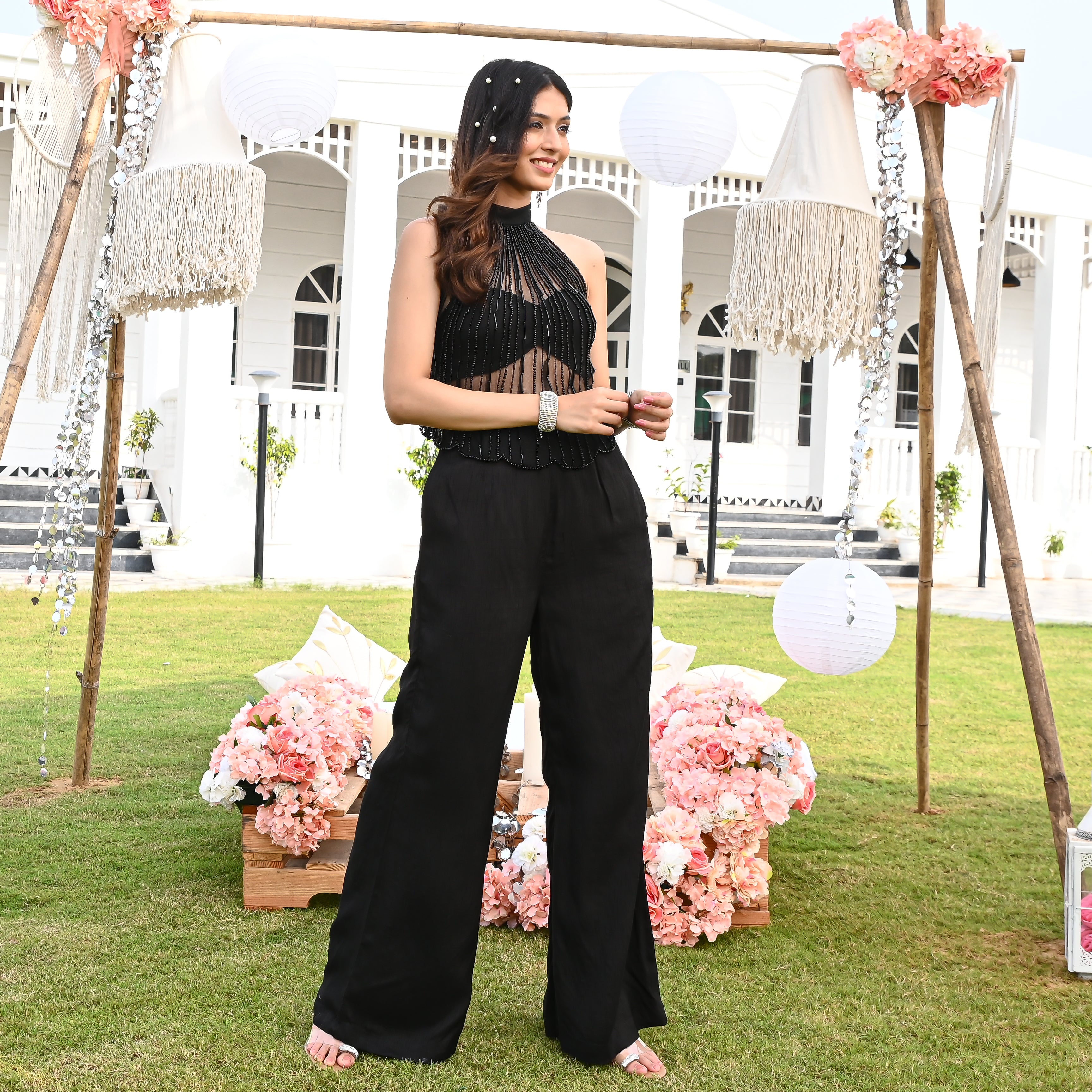 Grace Black Co-ord Set