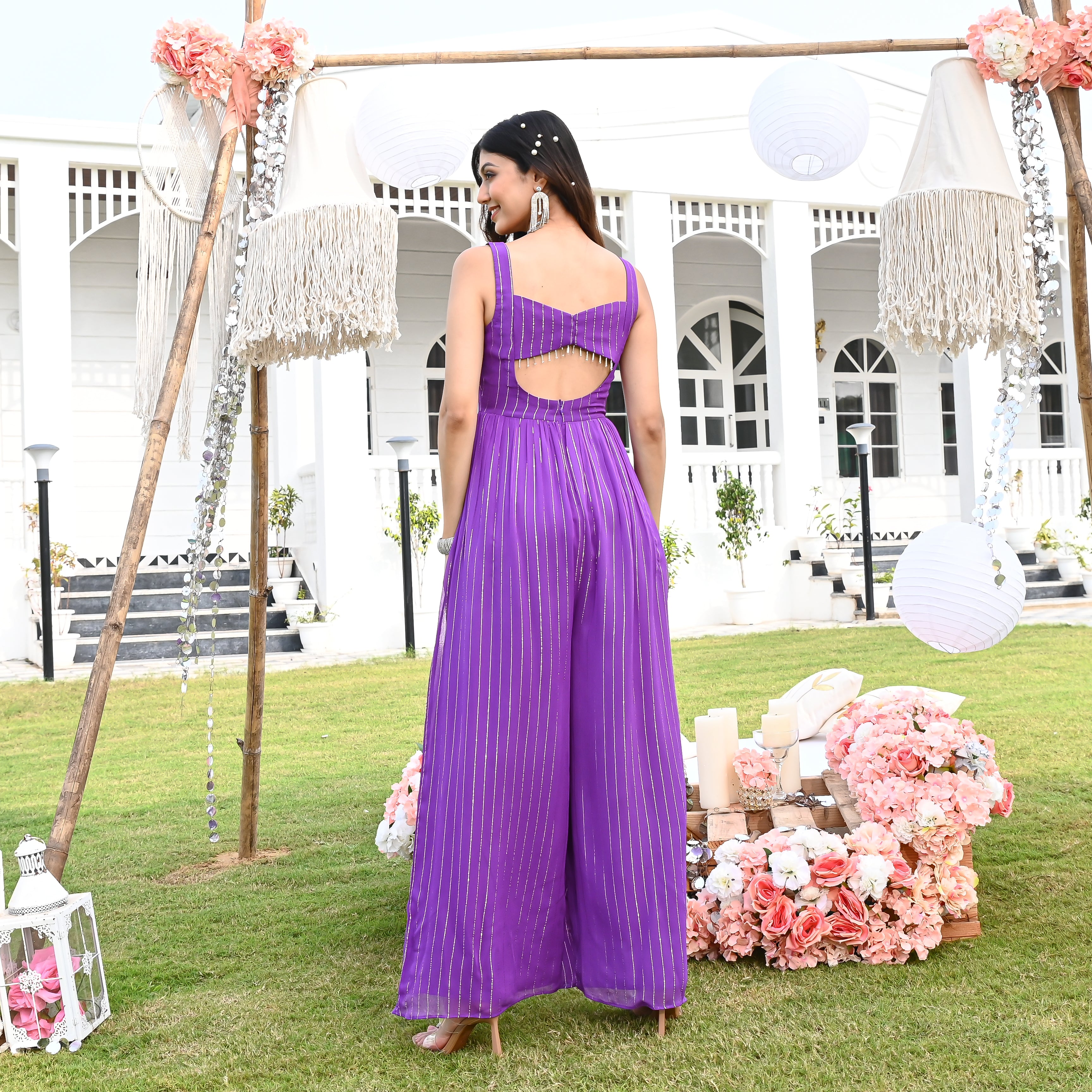 Glimmer Orchid Jumpsuit