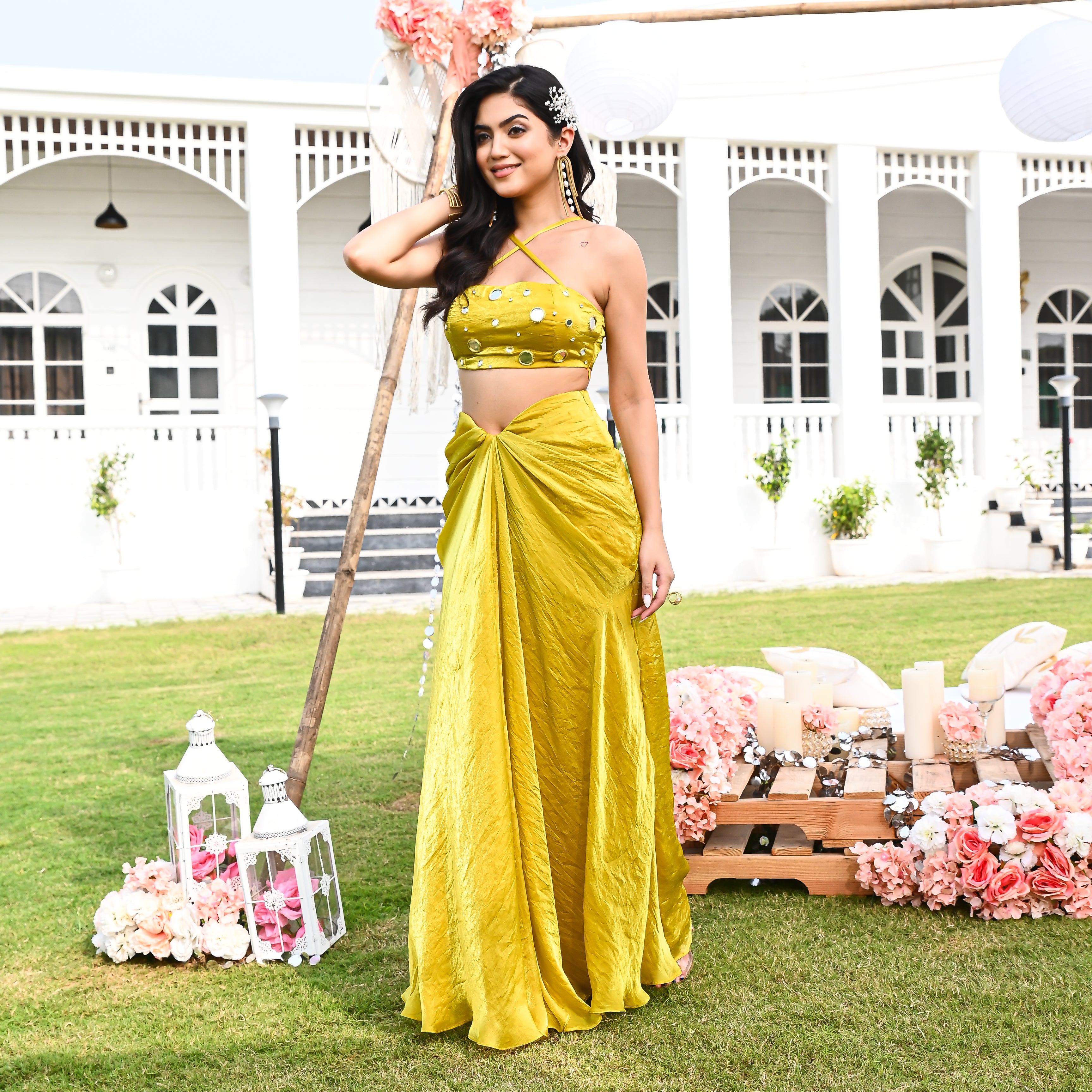 Mirror Marigold Co-ord Set