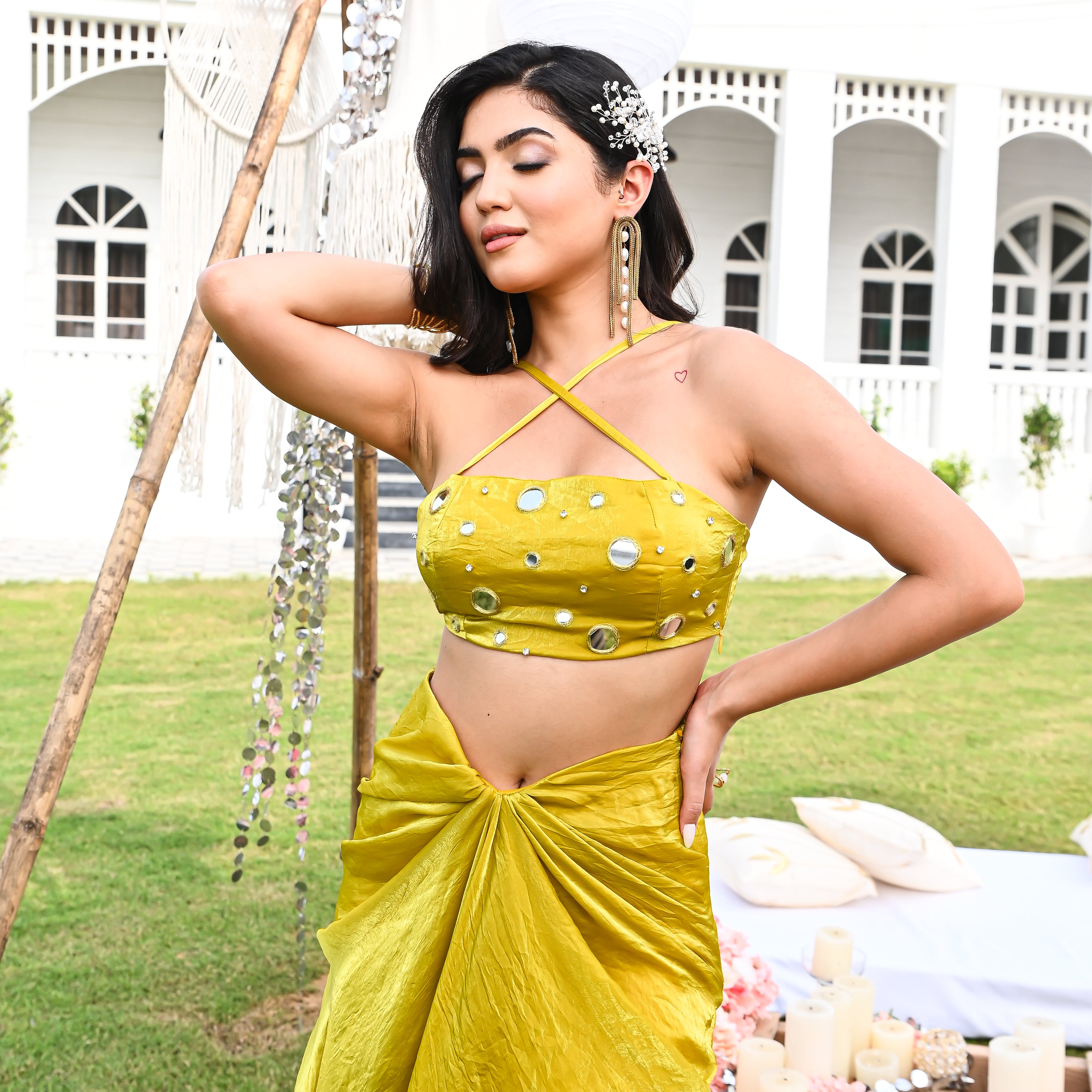 Mirror Marigold Co-ord Set