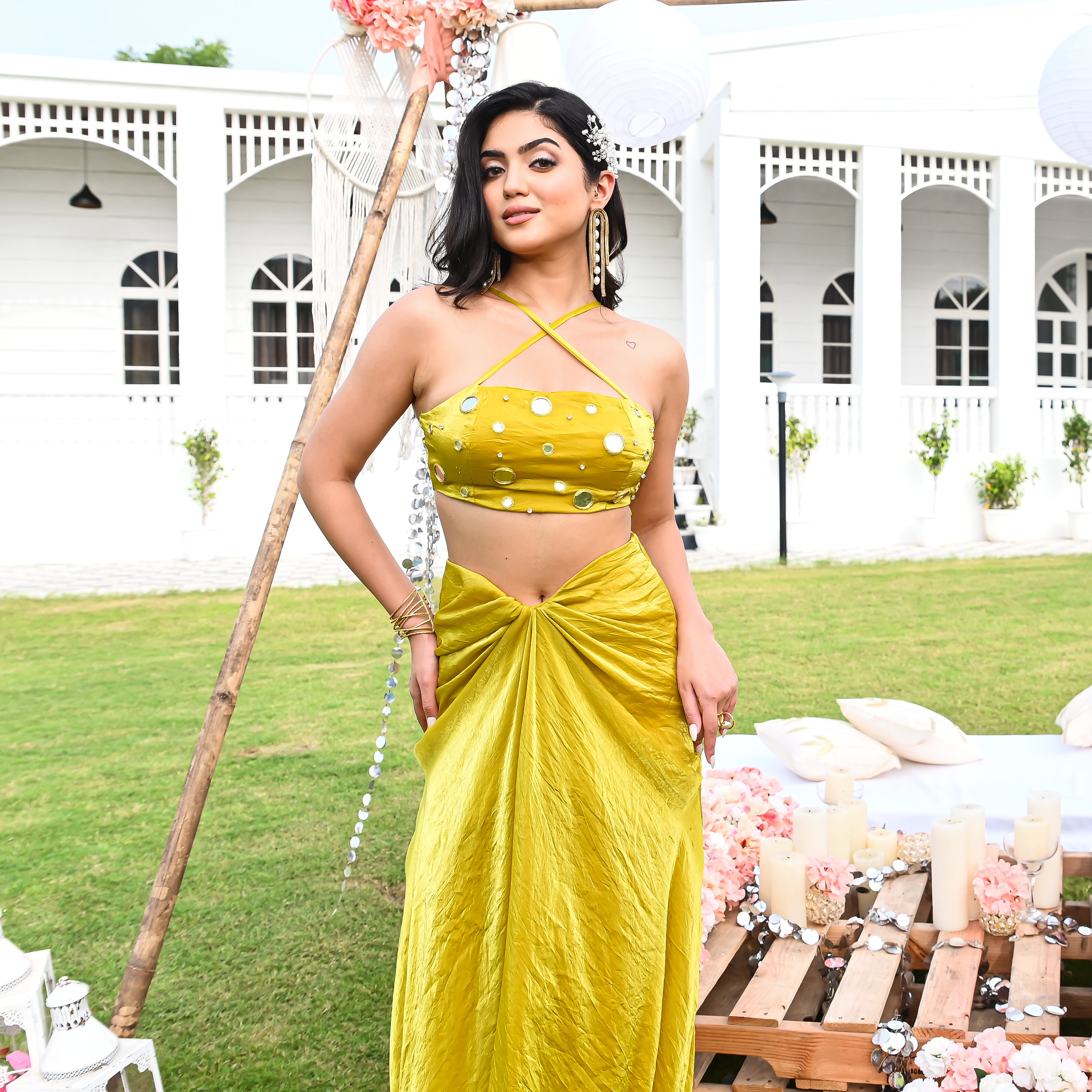 Mirror Marigold Co-ord Set