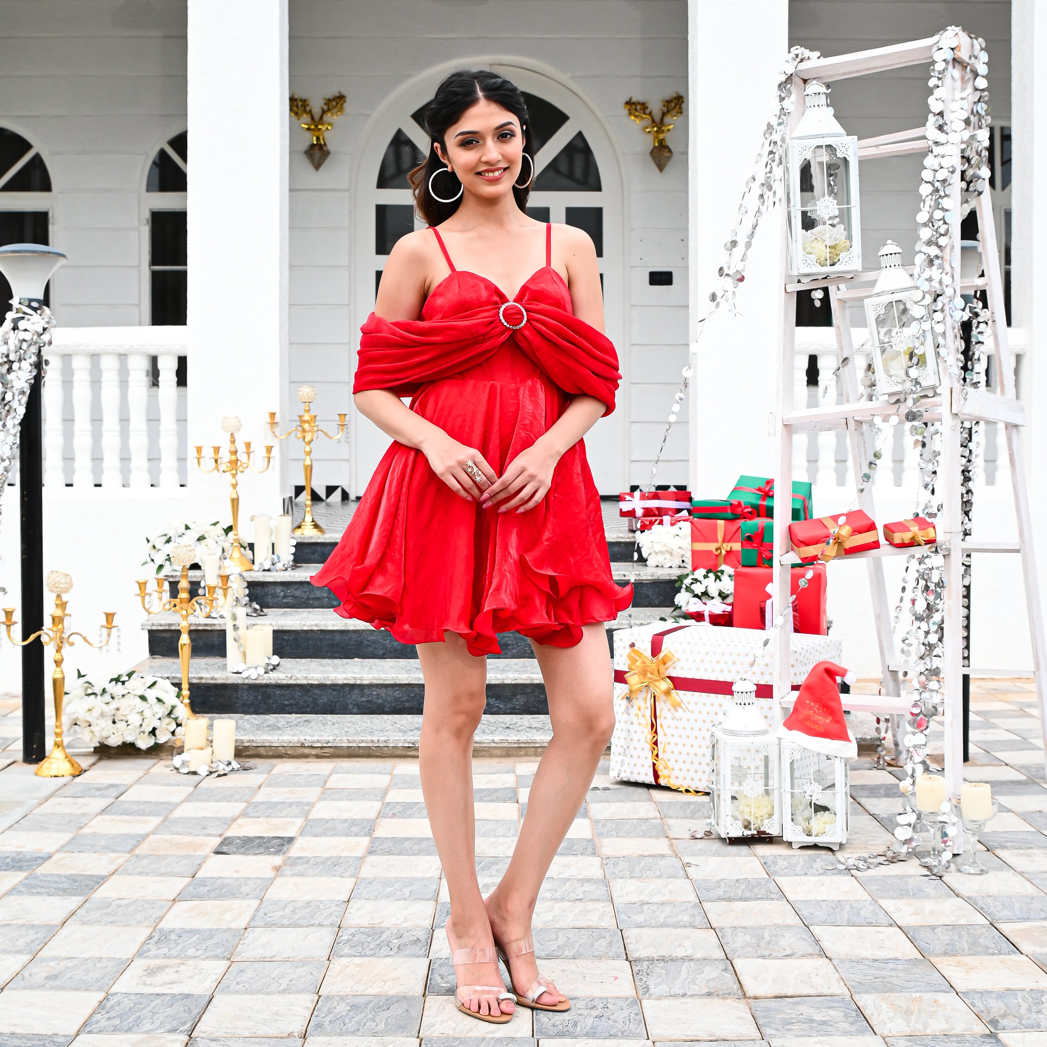 Holiday Twinkle Short Dress