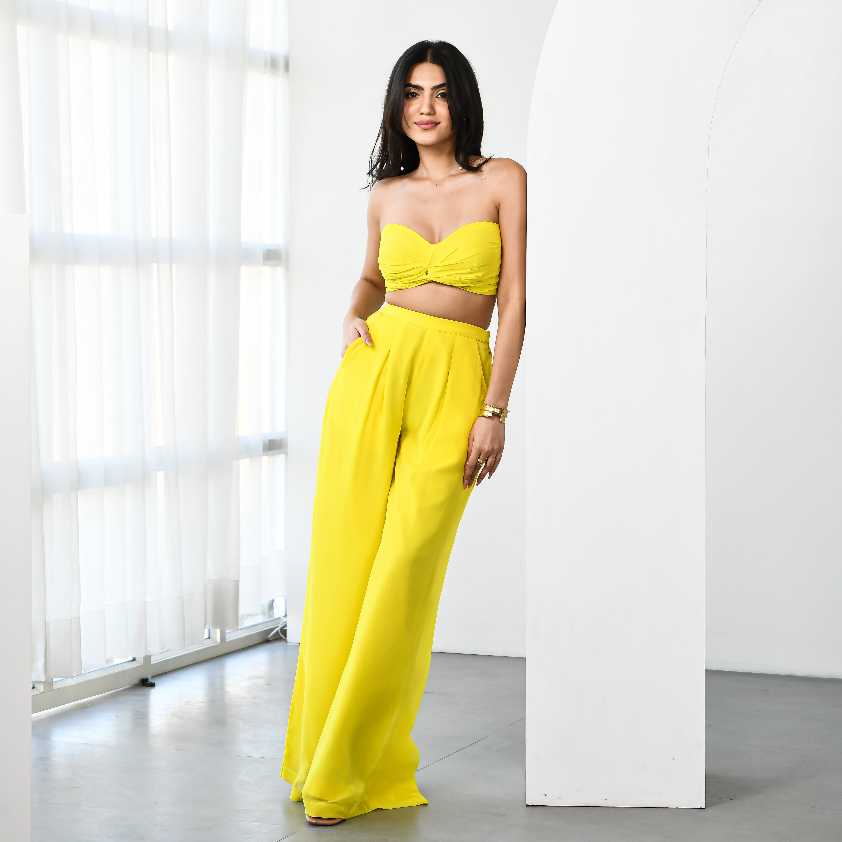 Dazzling Yellow Co-ord Set