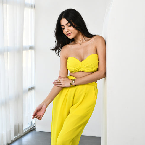 Dazzling Yellow Co-ord Set