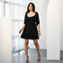 Coal-Colored Short Dress