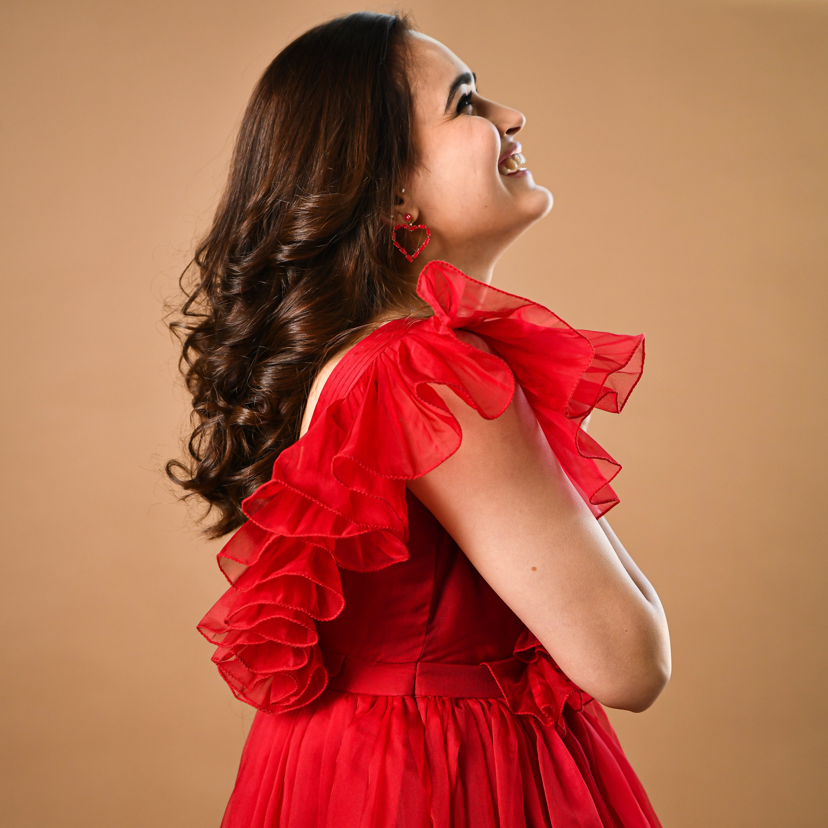 red organza dress Fairytale Red Organza Dress 2XL