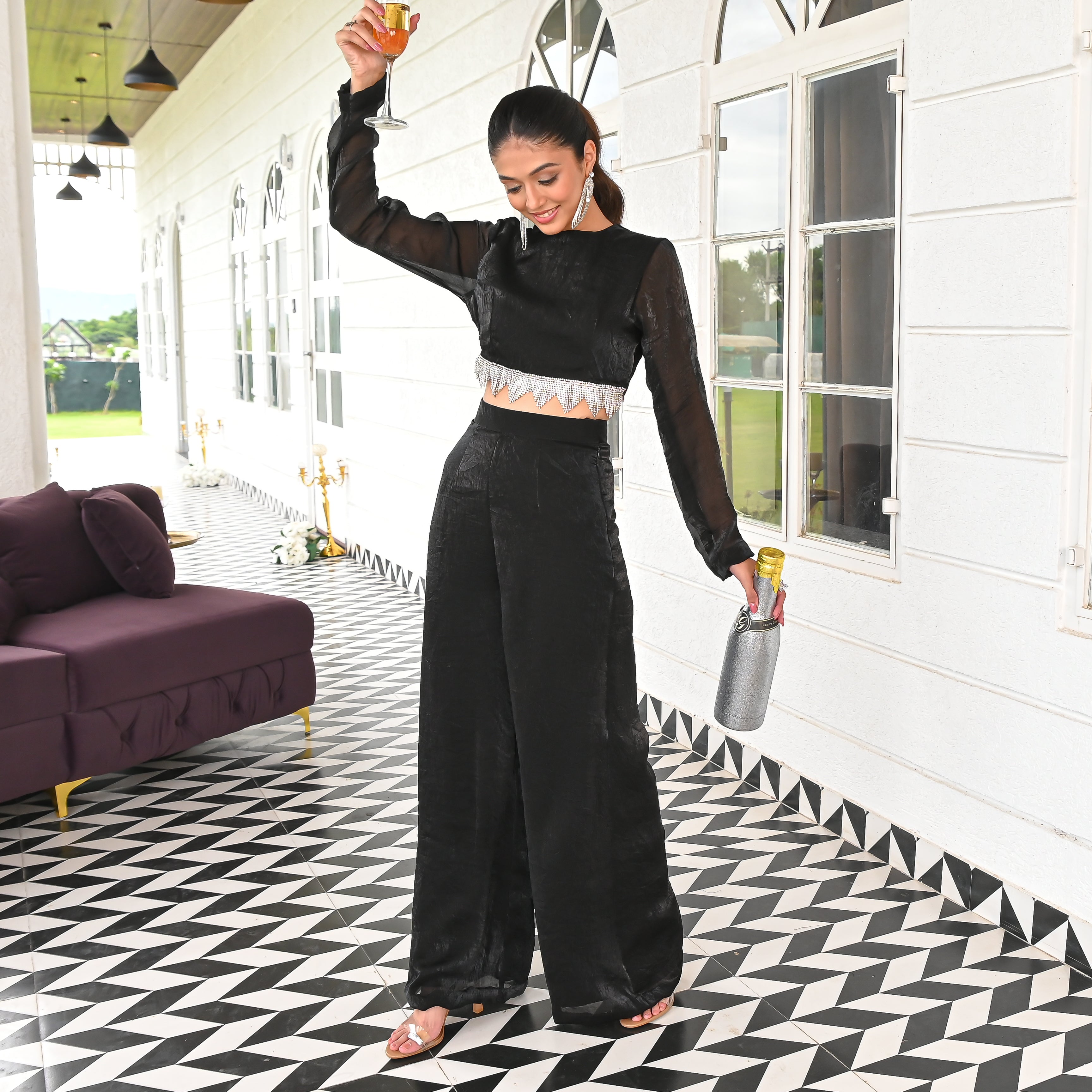 Crystal Bling Co-ord Set