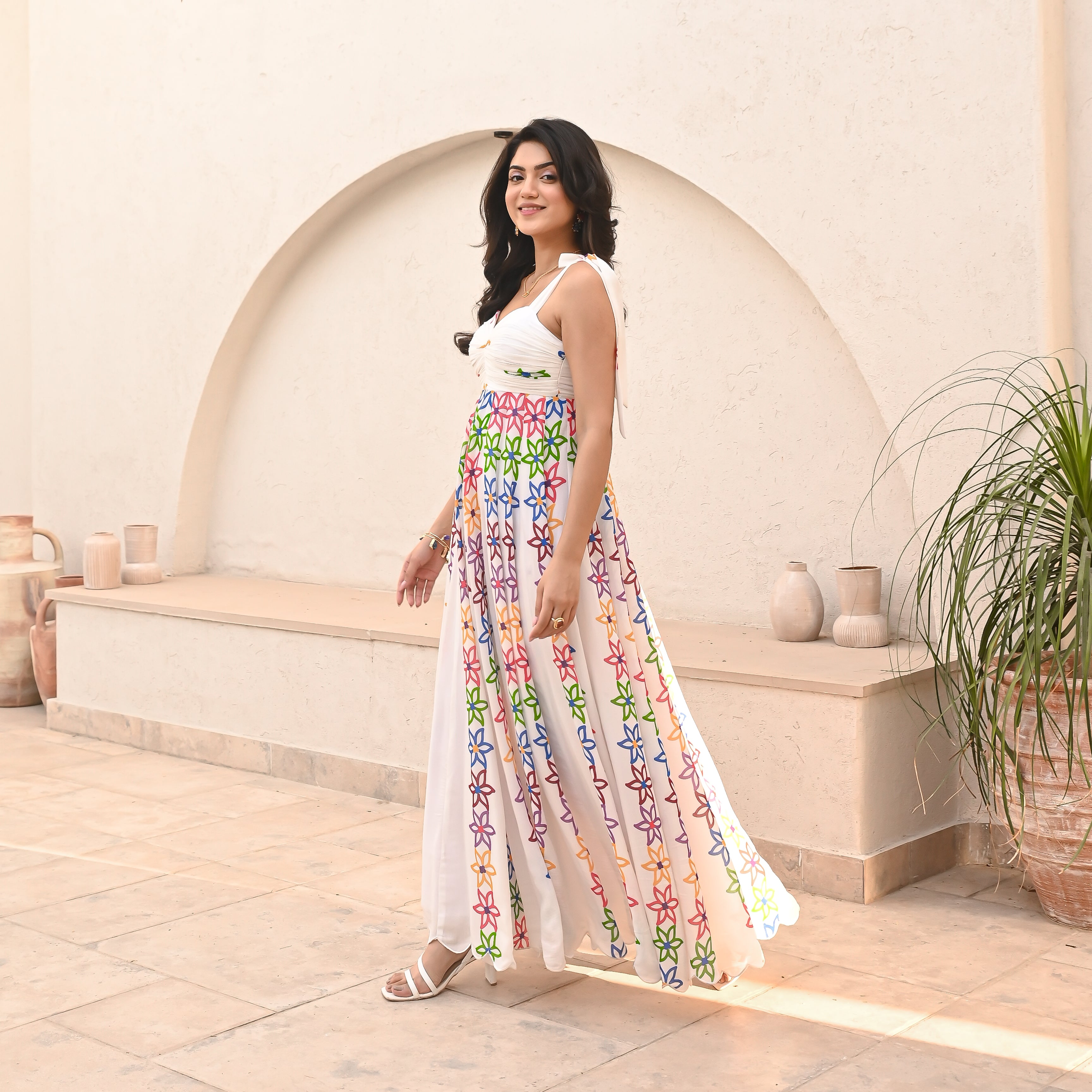 Summer Floral Long Dress
