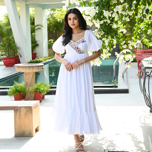 Frosty Fantasy Cotton Dress