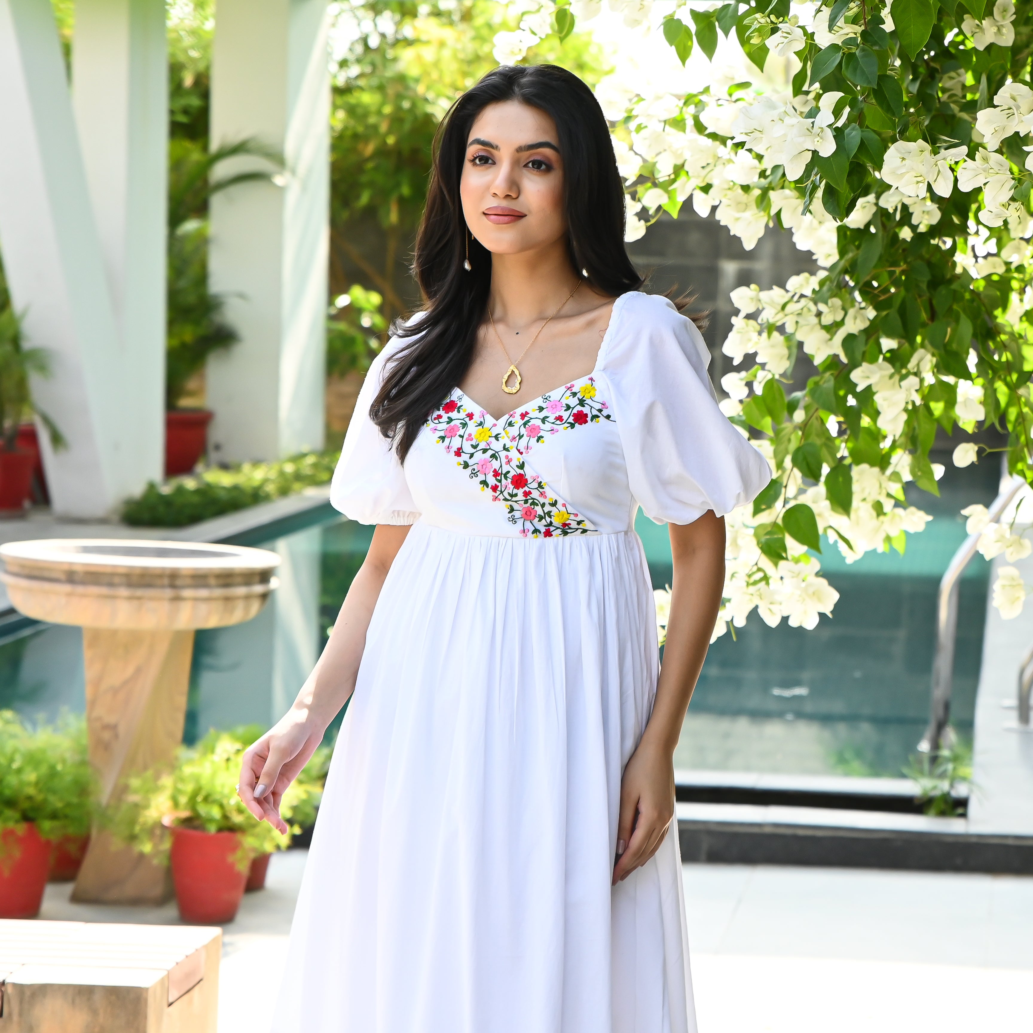 Frosty Fantasy Cotton Dress