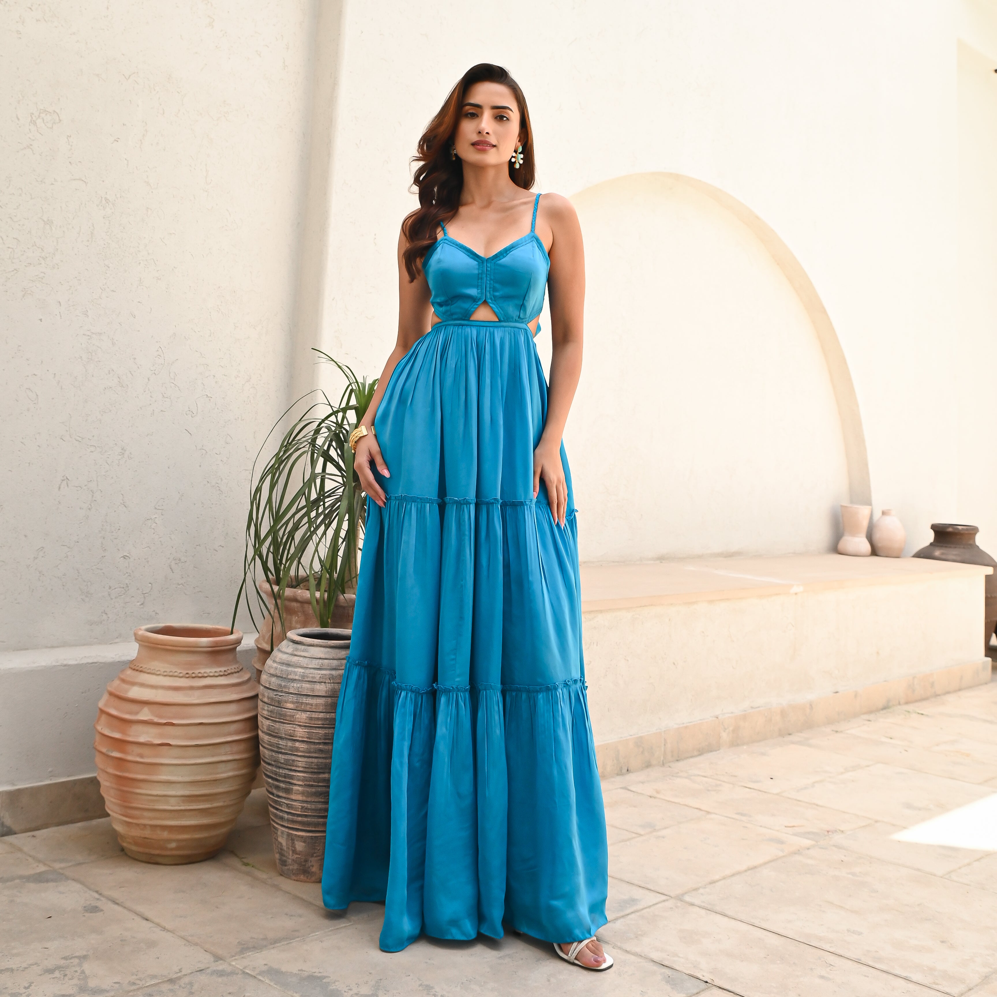 Emerald Teal Long Dress