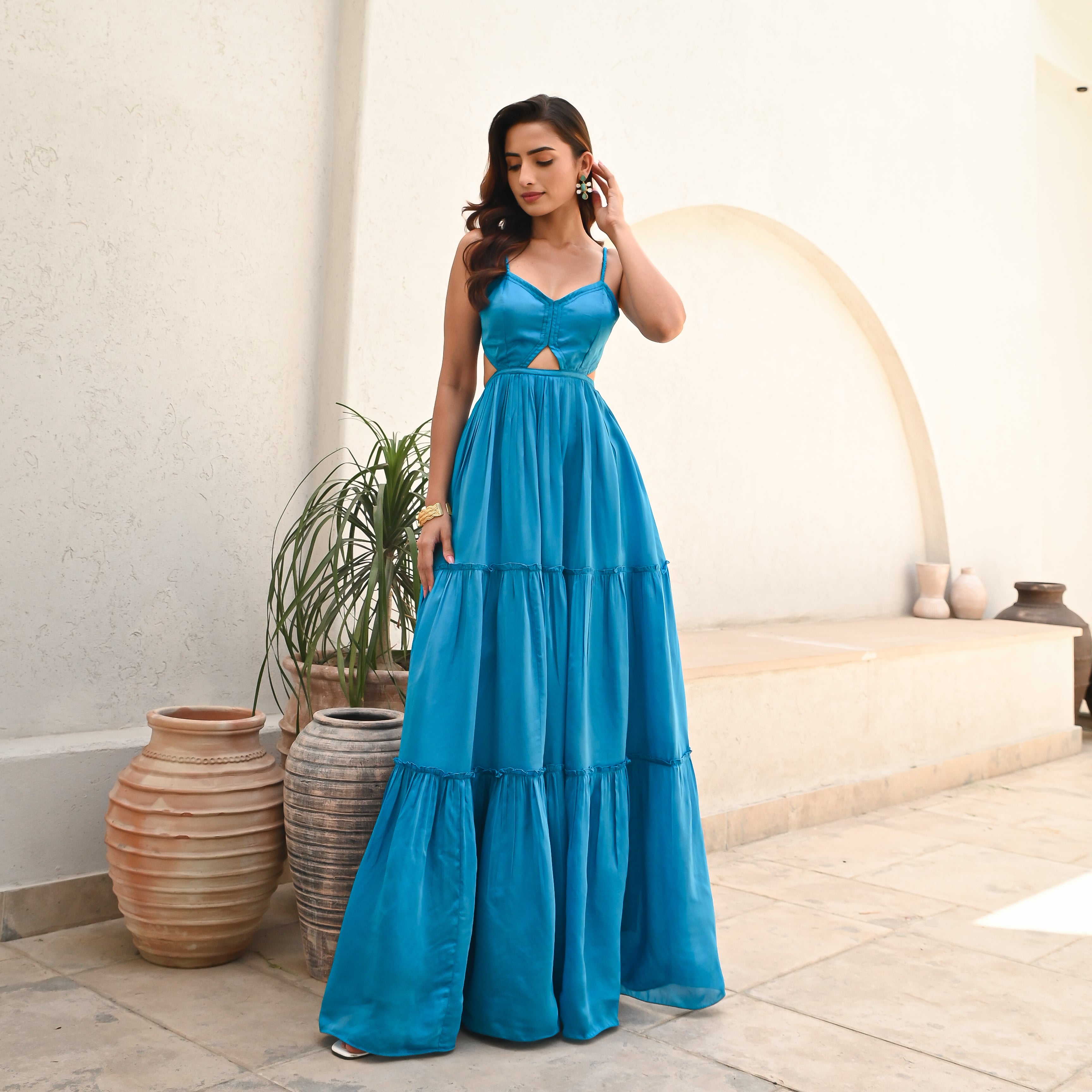 Emerald Teal Long Dress