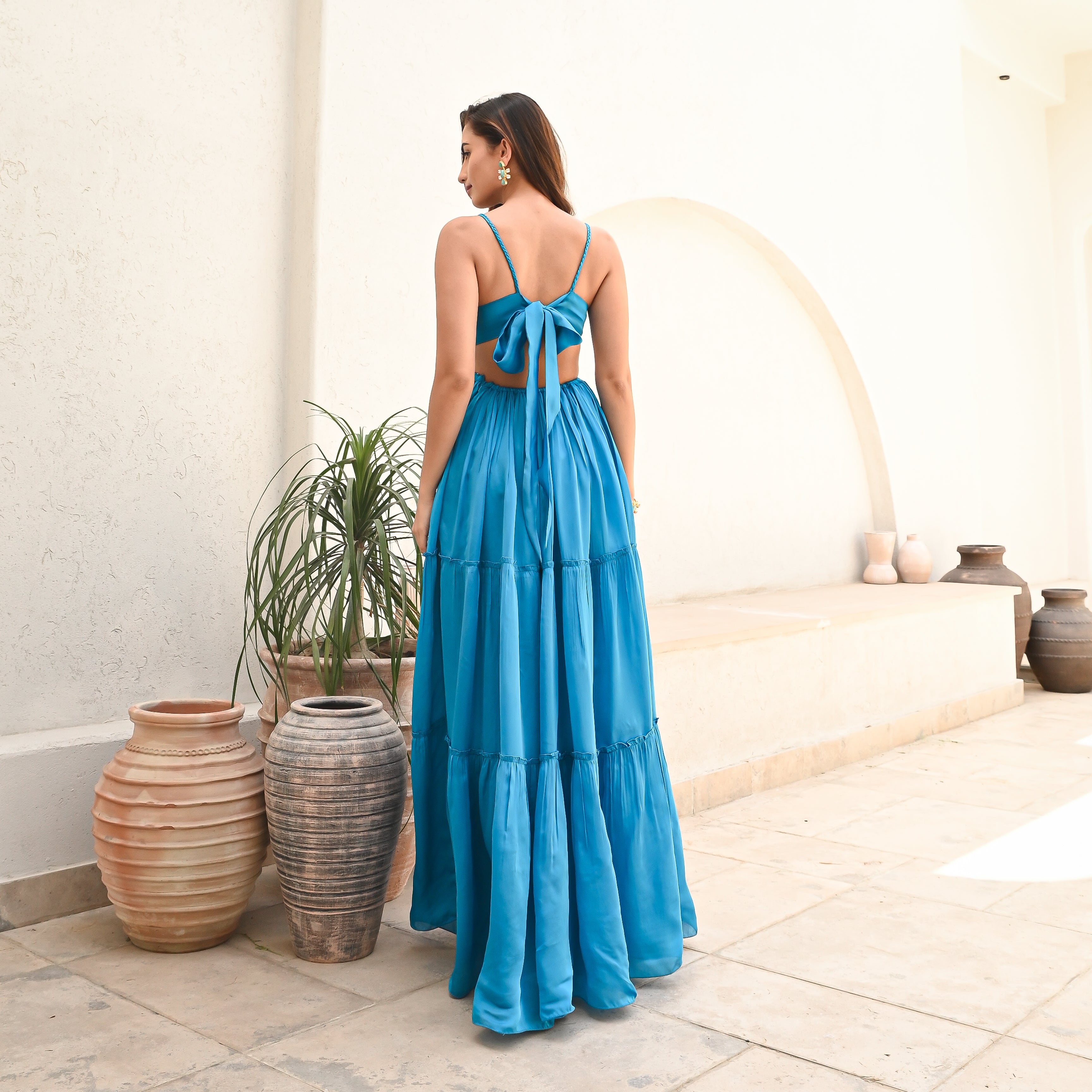 Emerald Teal Long Dress