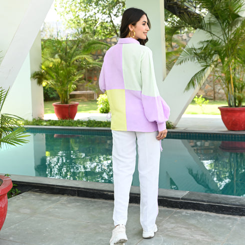 Colorblock Drama Co-ord Set