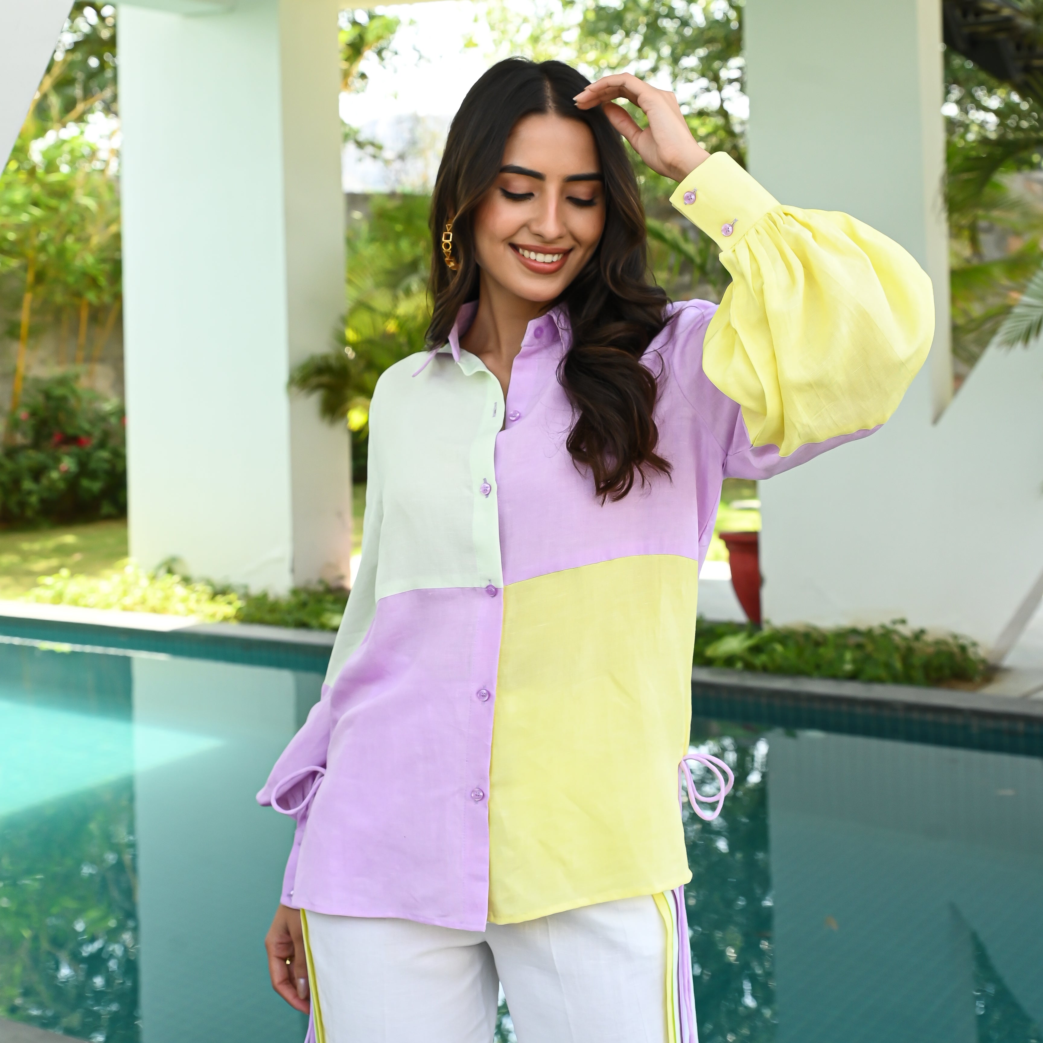 Colorblock Drama Co-ord Set