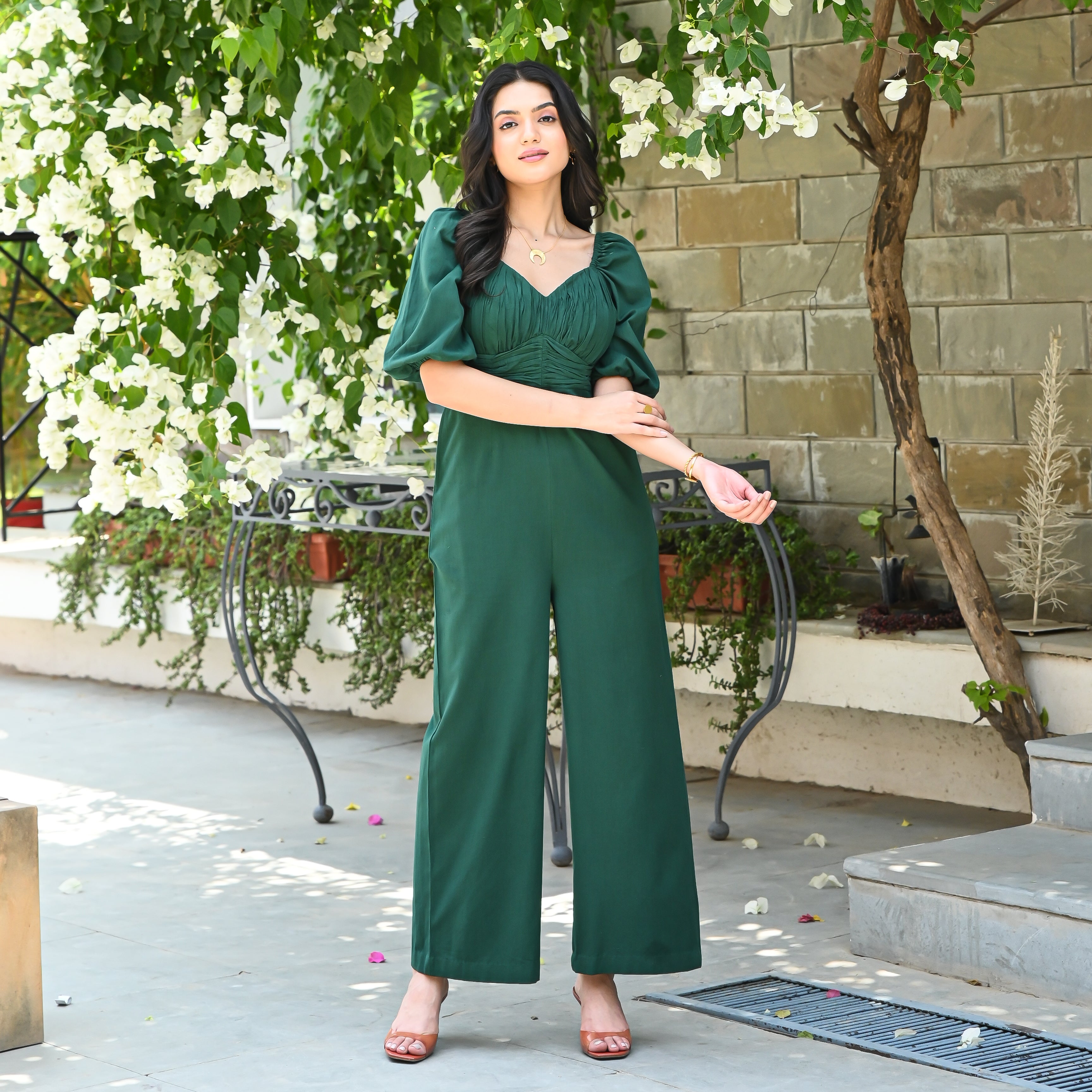 Emerald green jumpsuit shop australia