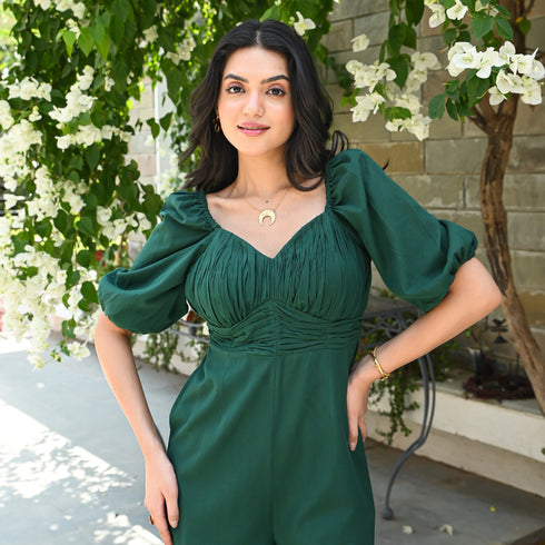 Mossy Green Jumpsuit