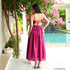 Soft Pink Whisper Midi Dress