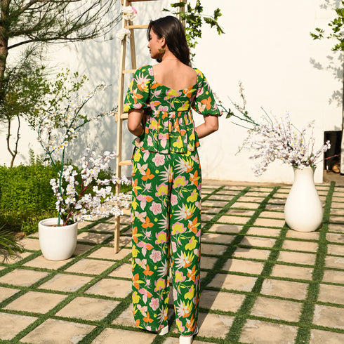 Lime Leafy Green Co-ord Set