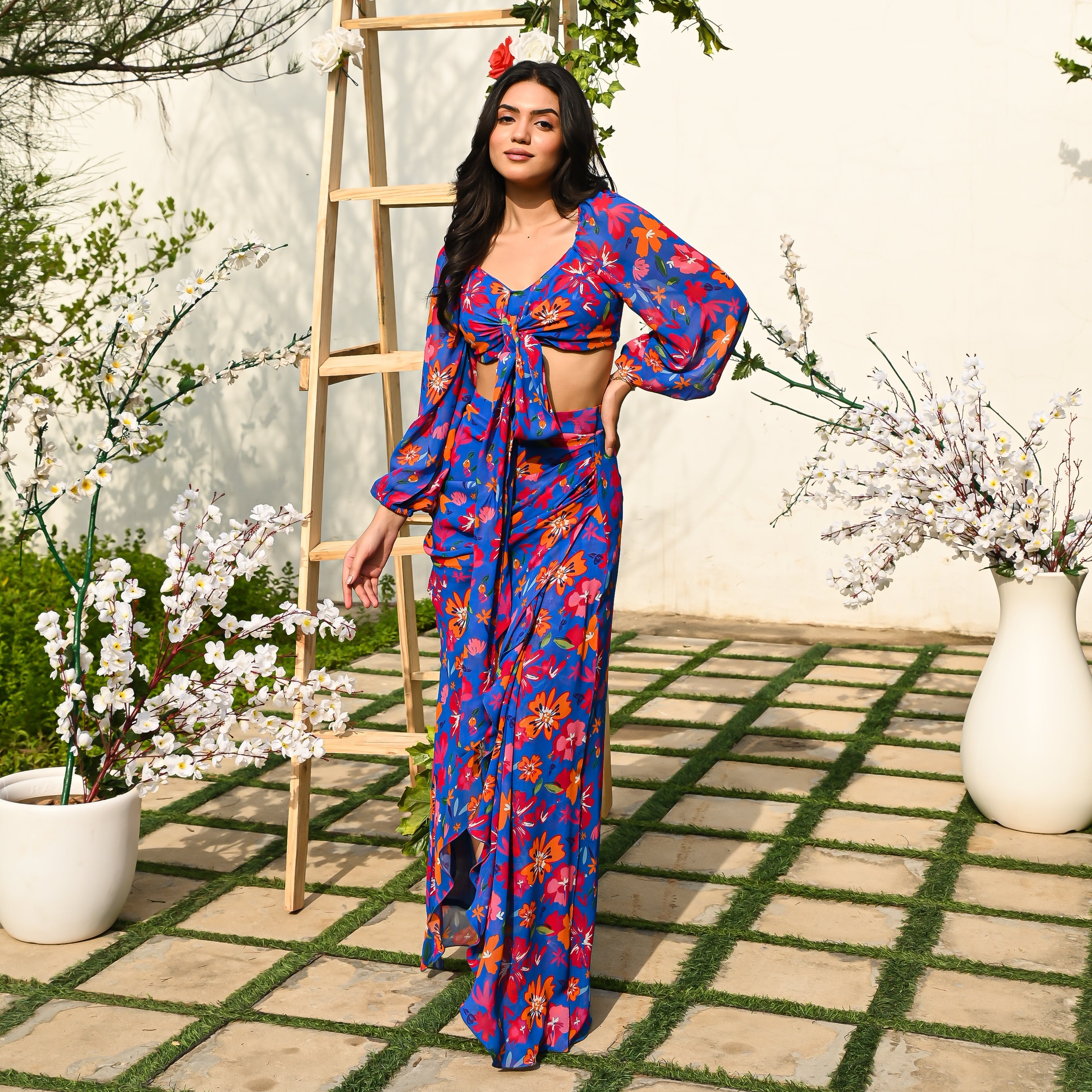 Oceanic Blue Co-ord Set